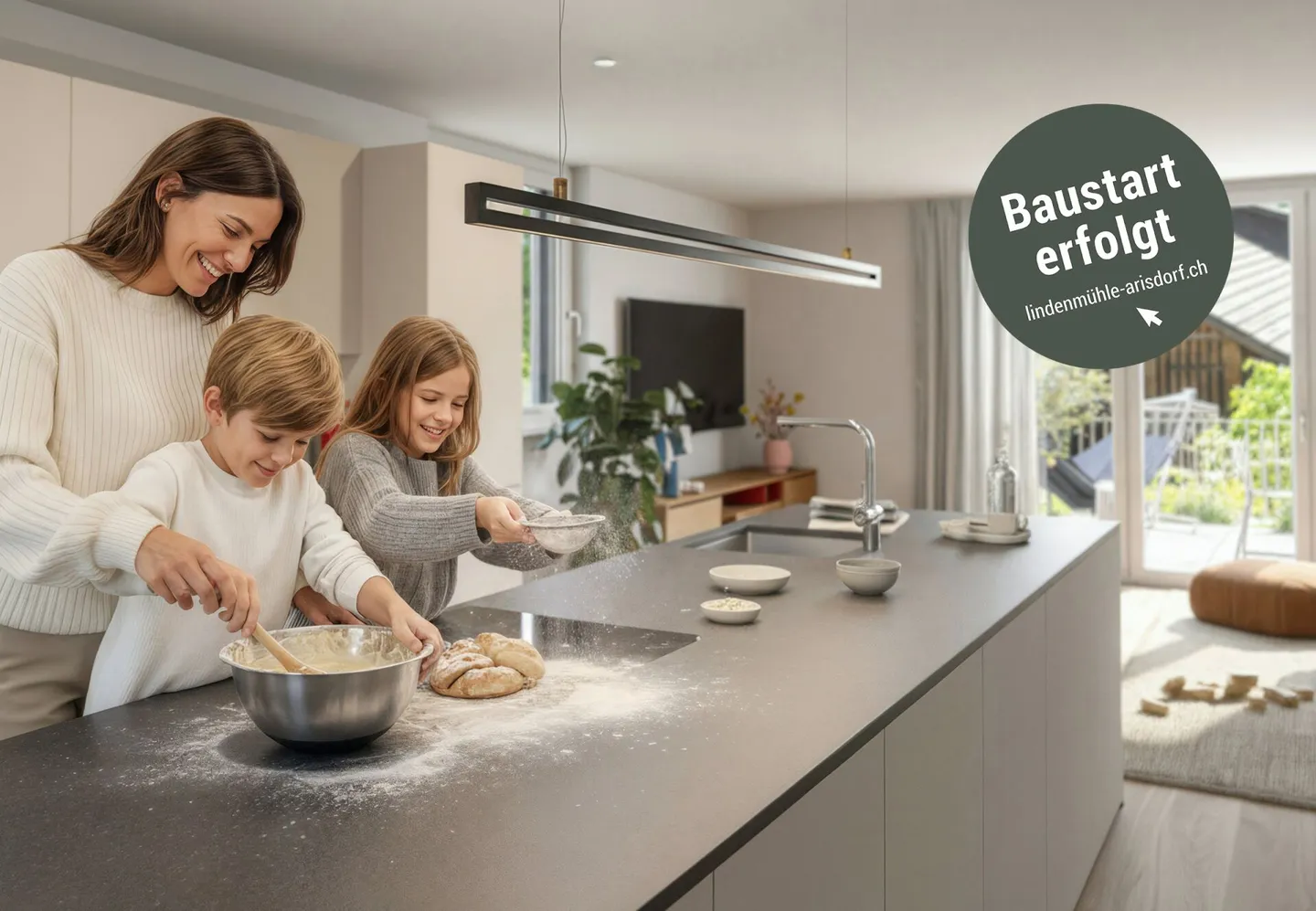 Lindenmühle - Wohnen in Arisdorf mit Weitblick - Foto 1 von 9