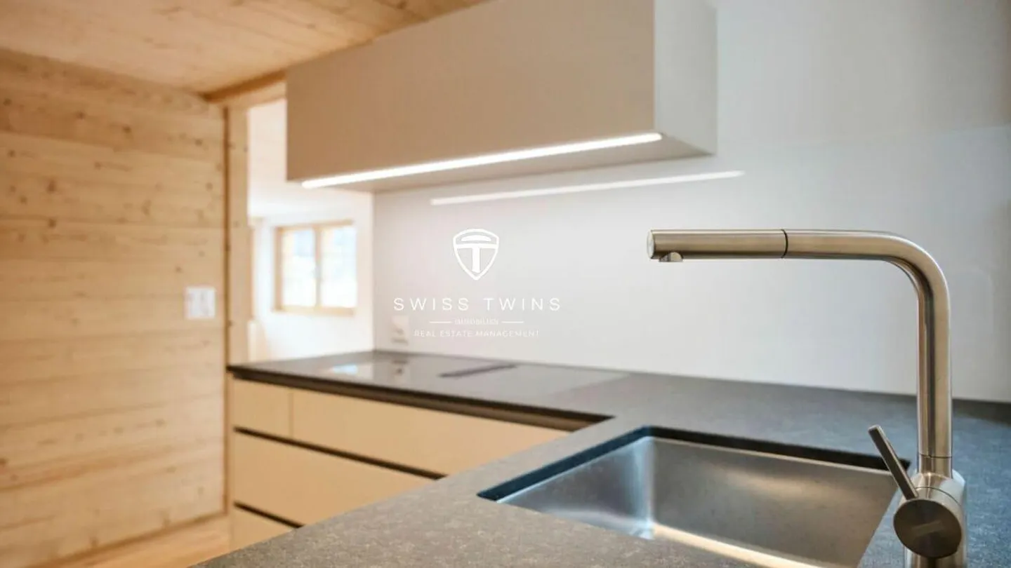 Maisonette di 4,5 stanze con terrazza vista montagna in affitto a Visperterminen - Foto 3 di 13