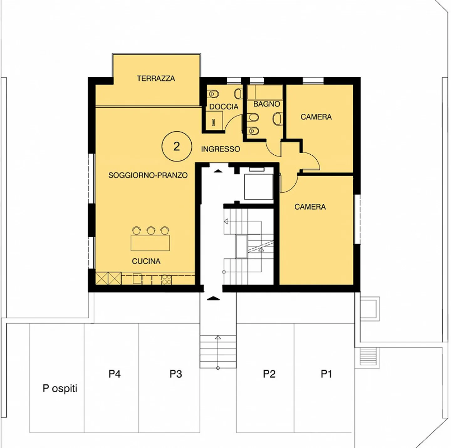 ELEGANT 3.5-ROOM APARTMENT WITH TERRACE IN VACALLO - Photo 8 of 8