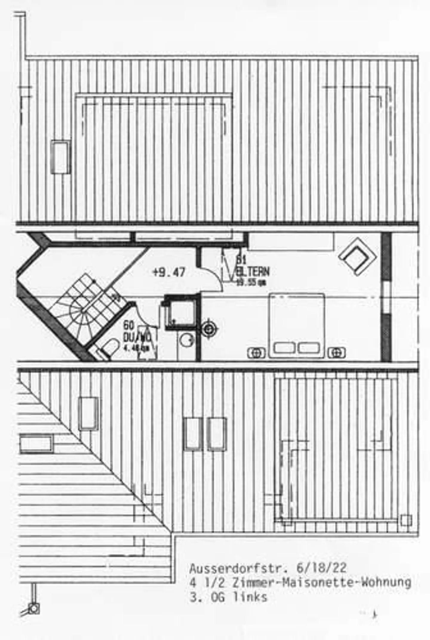 Louer sans dépôt - Appartement en duplex de 2 étages dans la verdure - Photo 13 sur 13