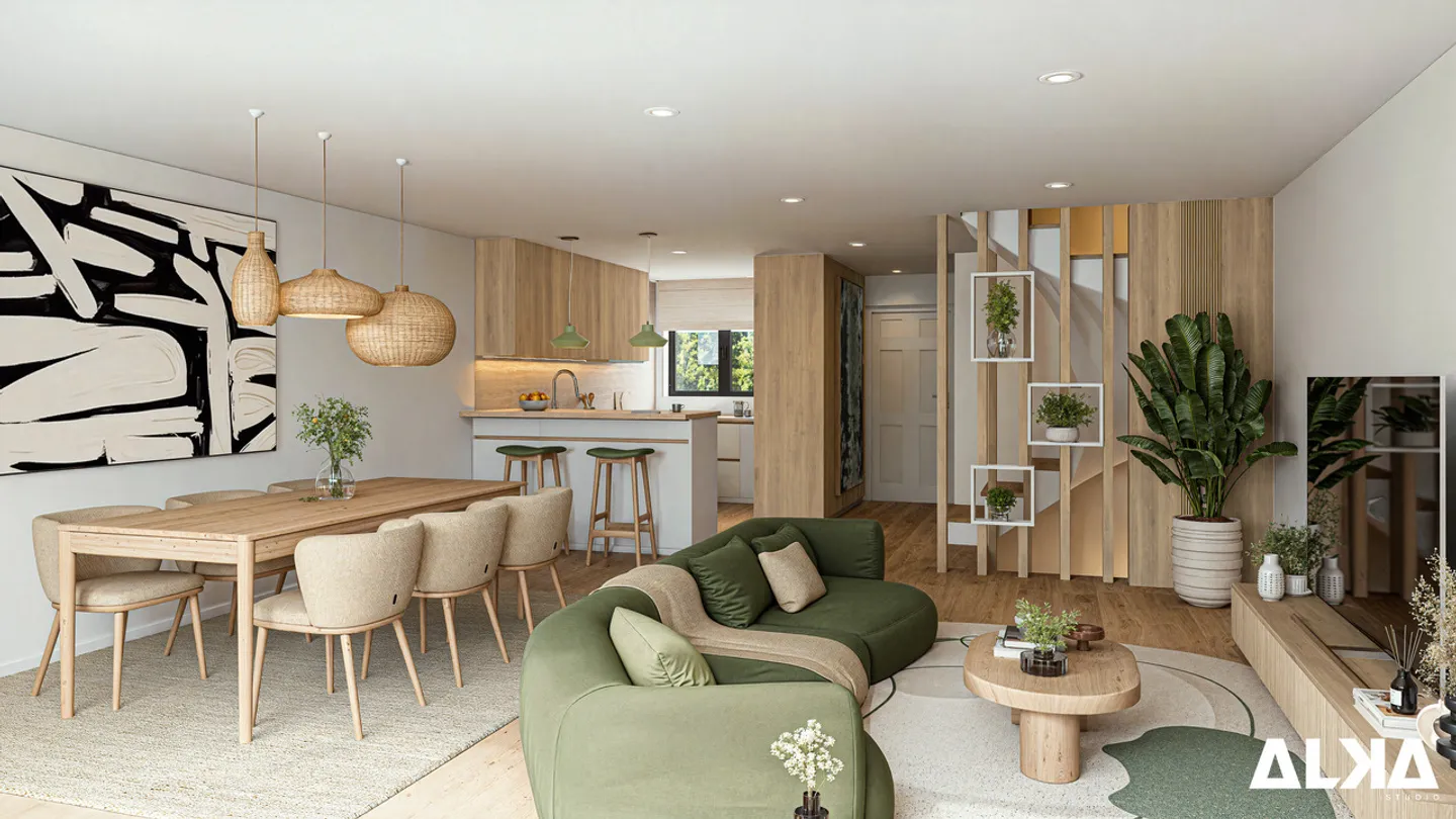 Piacevole triplex di 6,5 stanze con giardino - Foto 1 di 7