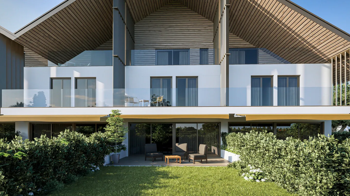 Piacevole triplex di 6,5 stanze con giardino - Foto 6 di 7