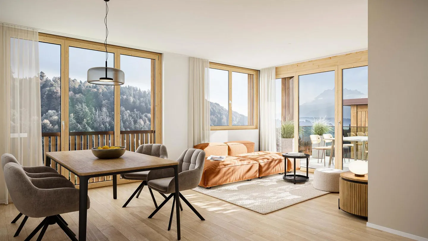 Stylish living with unobstructed views of greenery - Photo 1 of 4