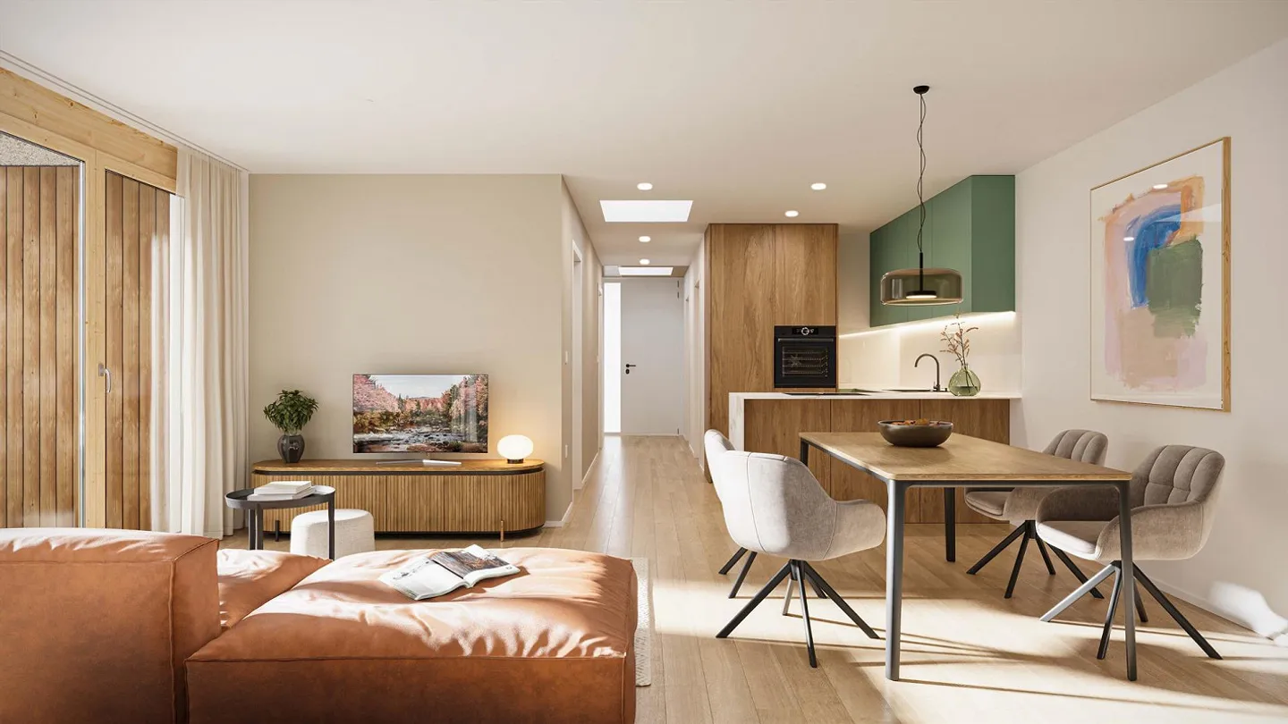 Stylish living with unobstructed views of greenery - Photo 2 of 4