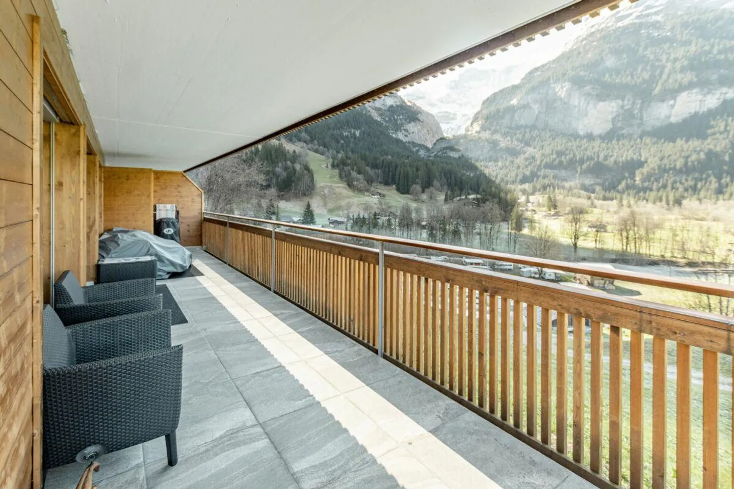 Grindelwald: Appartamento per vacanze tranquillo di 3,5 stanze con balcone e giardino... - Foto 14 di 18