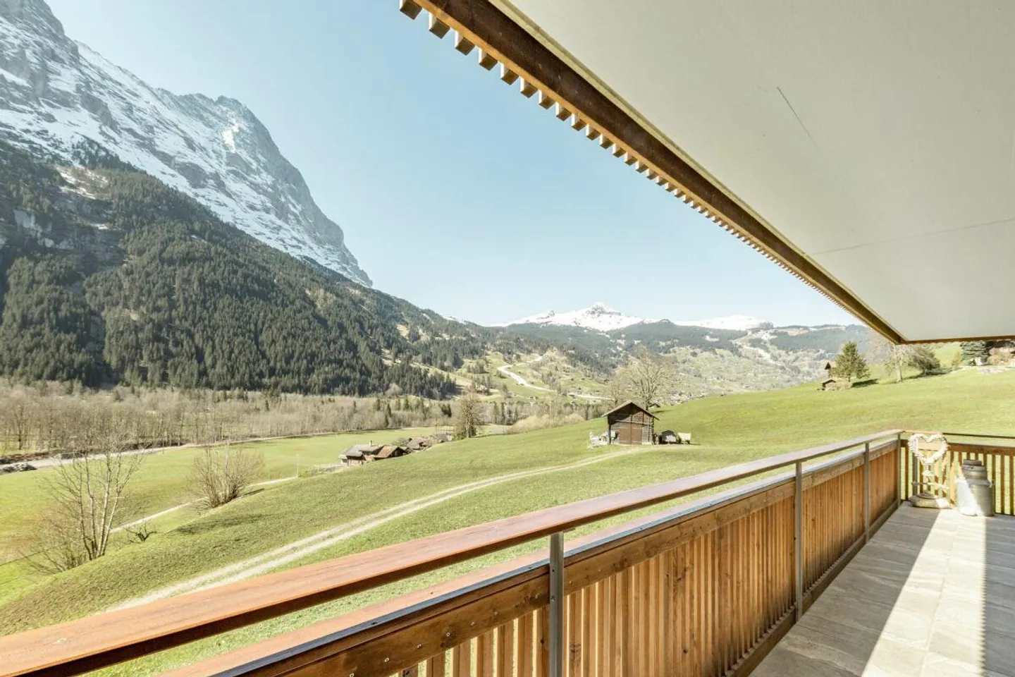 Grindelwald: Appartamento per vacanze tranquillo di 3,5 stanze con balcone e giardino... - Foto 15 di 18