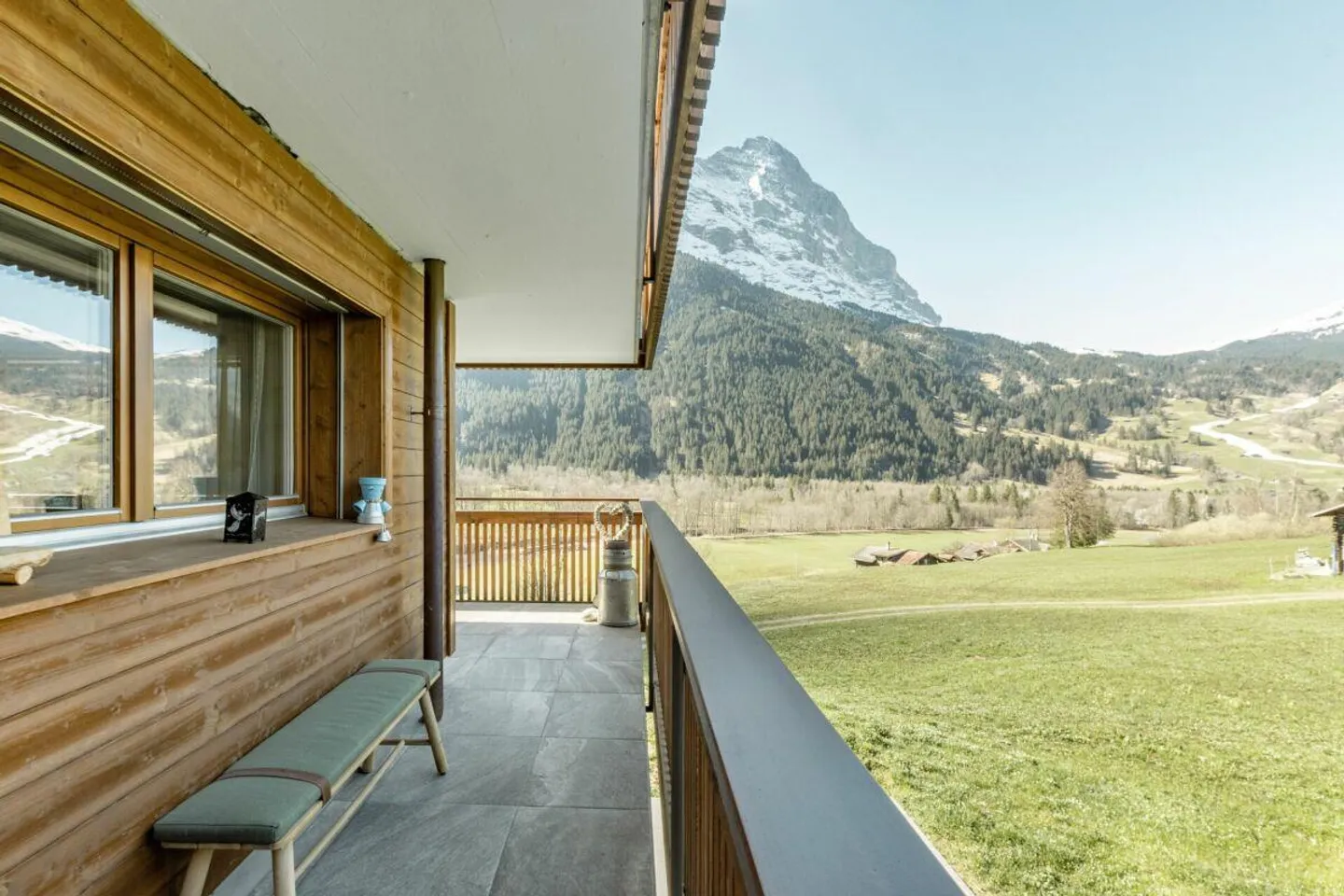 Grindelwald: Appartamento per vacanze tranquillo di 3,5 stanze con balcone e giardino... - Foto 16 di 18