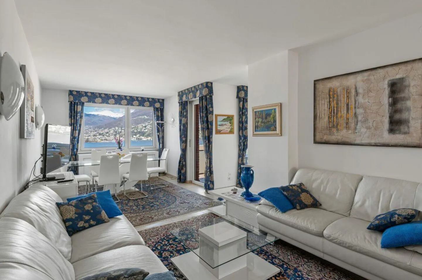 Arredato con vista spettacolare sul lago e sulla città - 4,5 stanze Paradiso - Foto 3 di 17