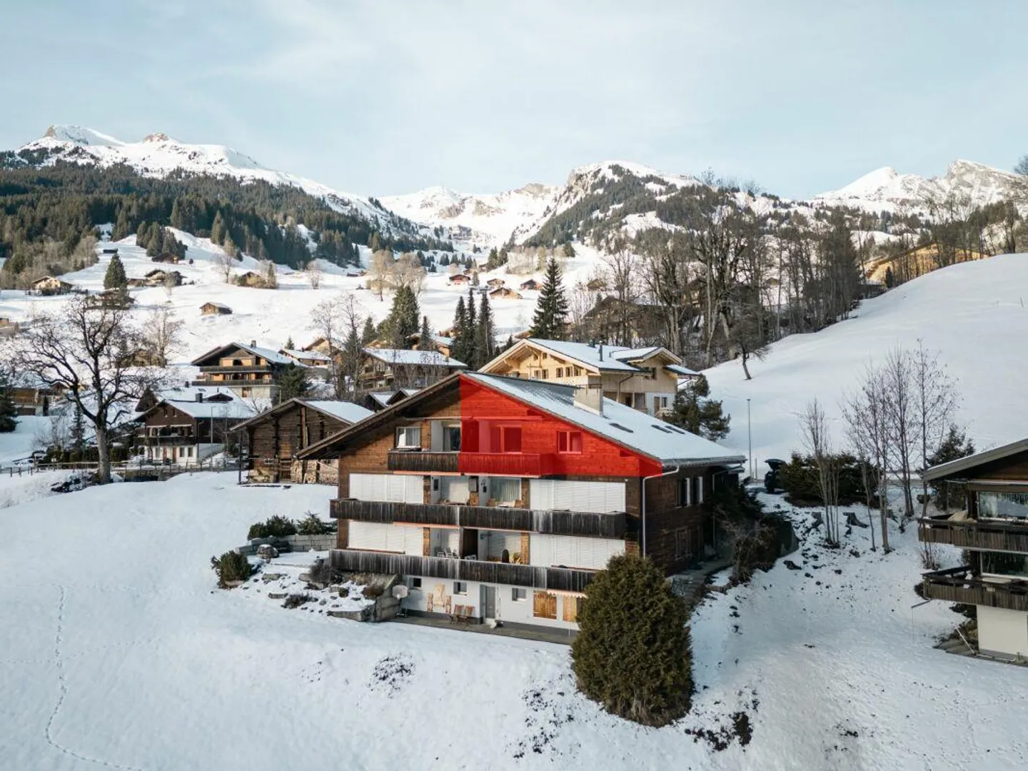 3.5-room apartment with mountain view - Chalet in Rutsch - Photo 2 of 19