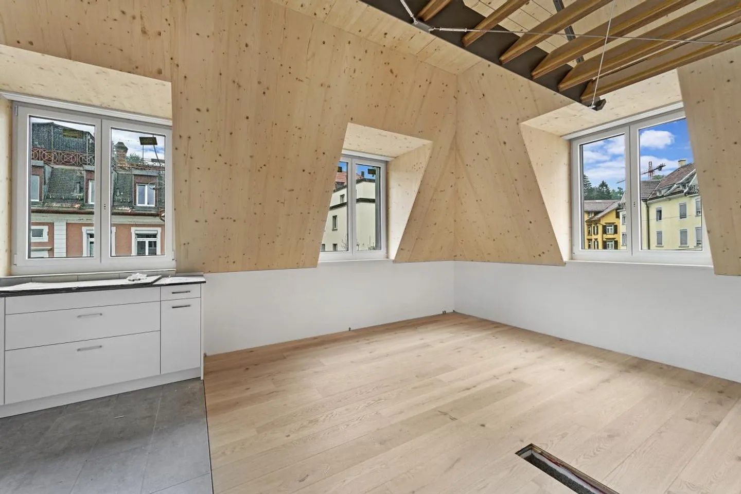 Appartement sous les combles 2,5 pièces 3ème étage gauche 59m2 avec terrasse sur le toit 60m2 appartement 51 - Photo 2 sur 15