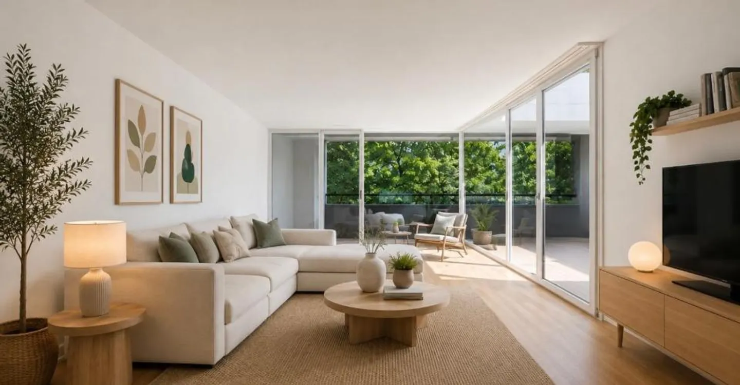 Contemporary half-level dwelling with loggia, independent studio - Photo 1 of 6