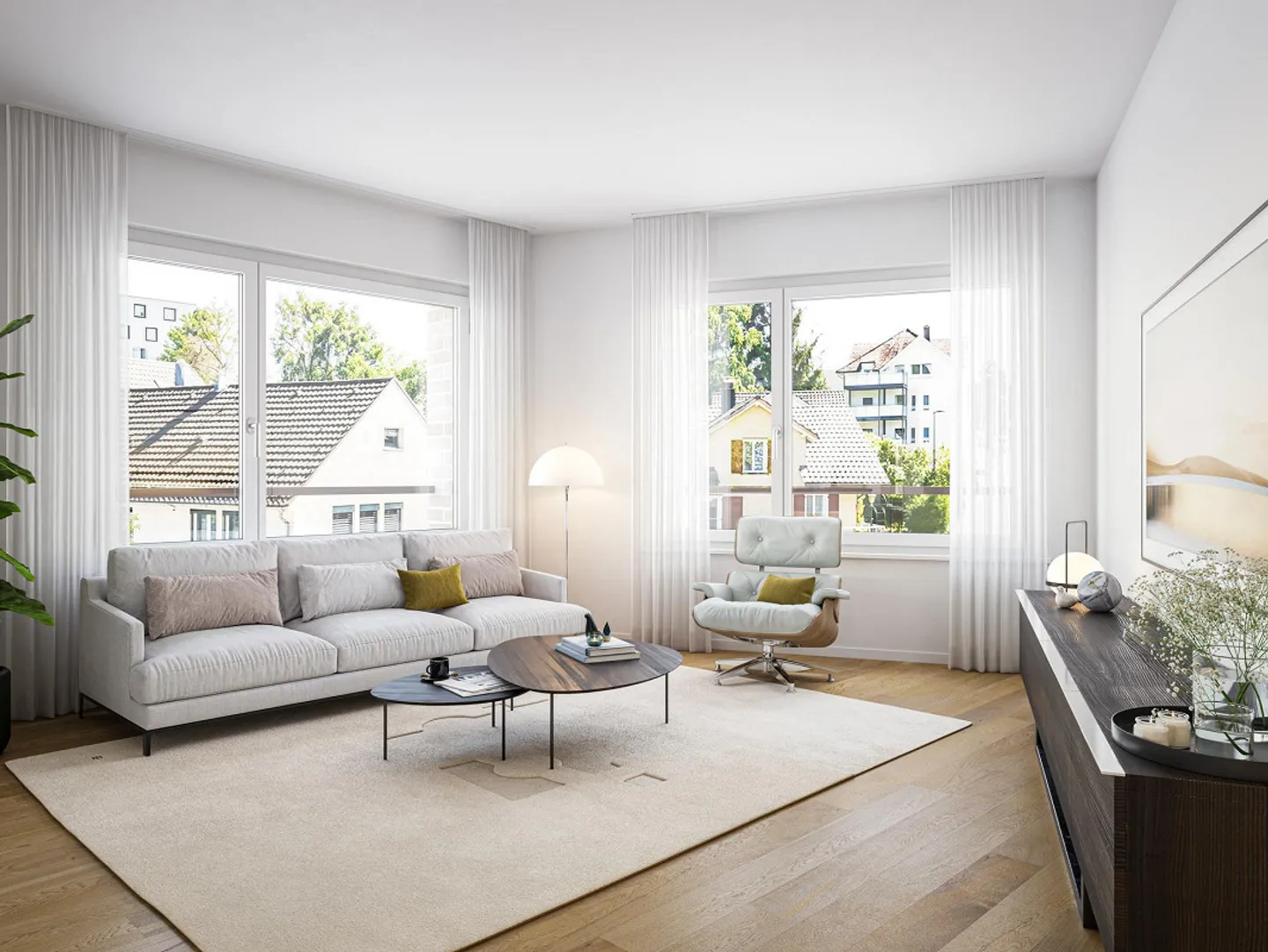 Receive Your Guests Generously – 4.5-Room New Apartment in L... - Photo 2 of 7
