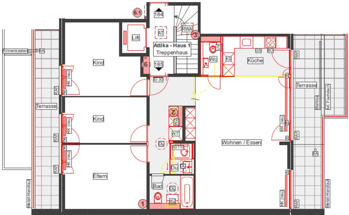 Helle 4.5-Zimmer Attikawohnung - Foto 11 von 11