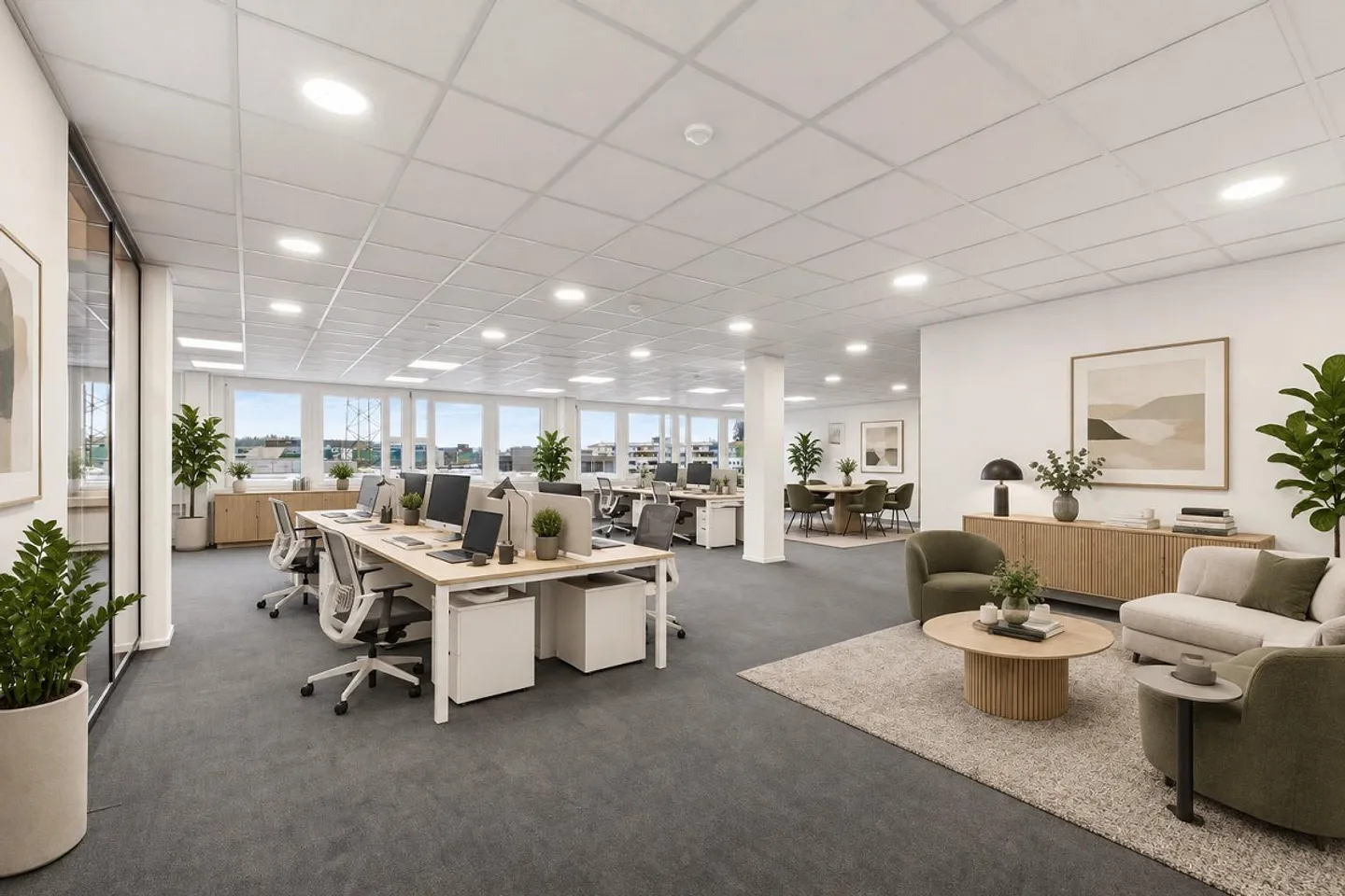 Moderne Bürofläche nahe Zug - Foto 2 von 12