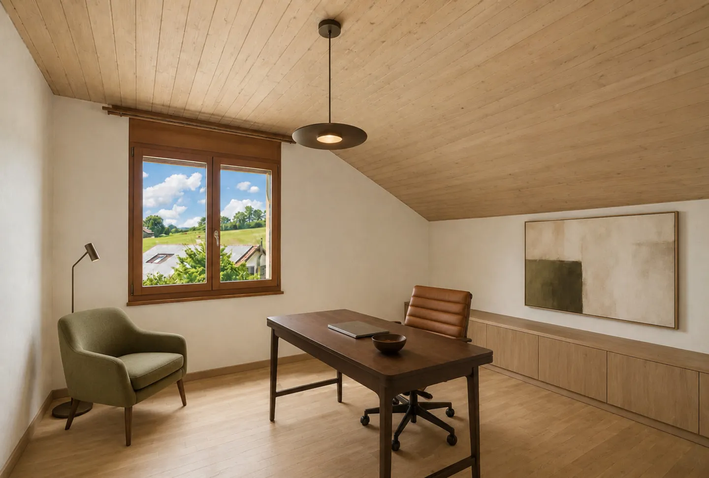 Seltene individuelle Villa mit unabhängigem Studio und großem Garten - Foto 13 von 18