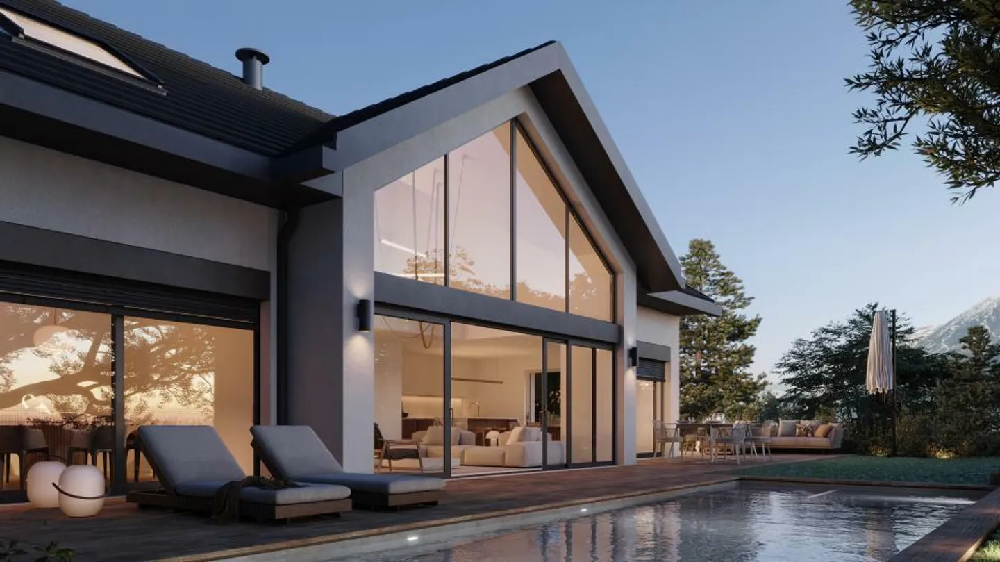 MAGNIFICENT HIGH-END VILLA WITH BEAUTIFUL DOMINANT VIEW OF THE LAKE - Photo 6 of 6