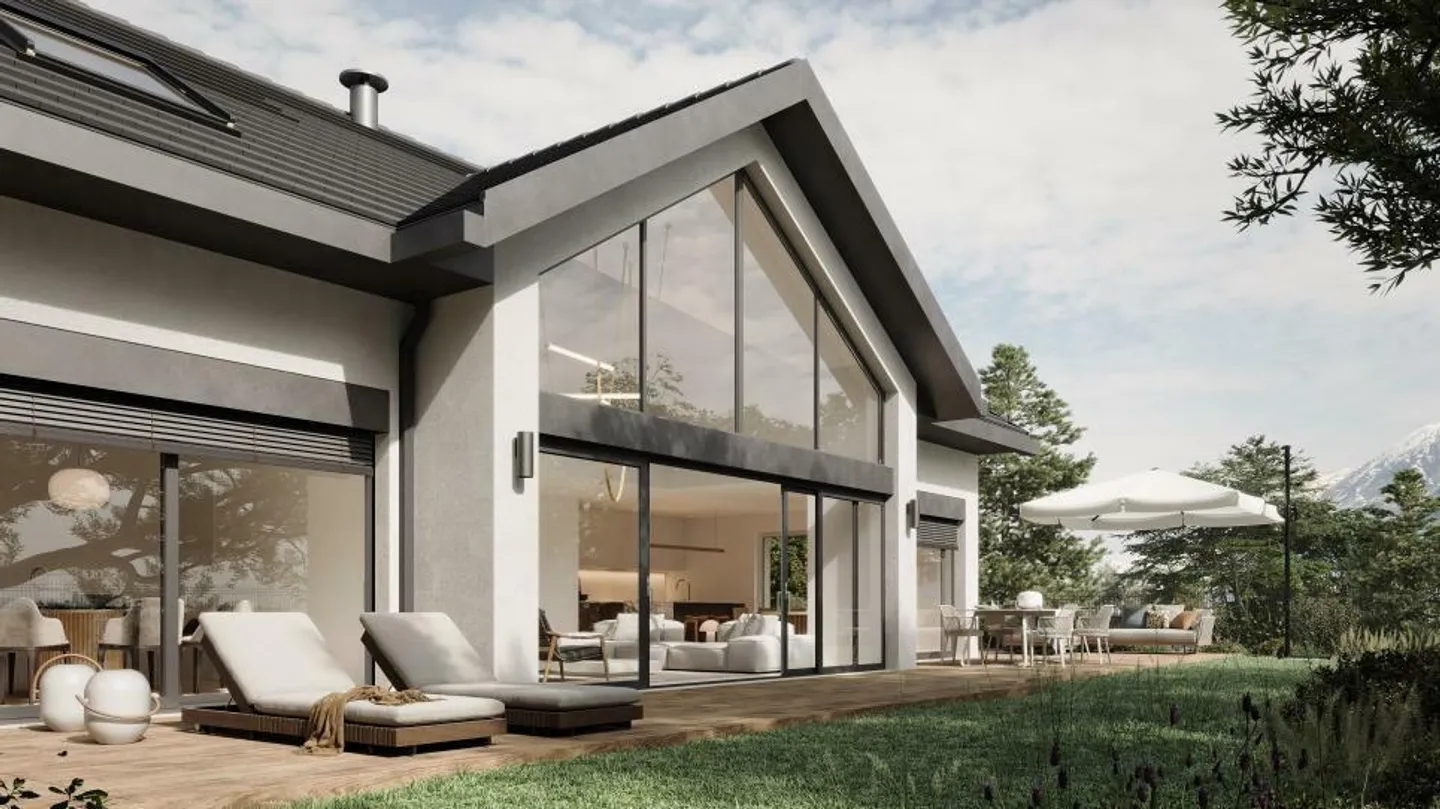 MAGNIFICENT HIGH-END VILLA WITH BEAUTIFUL DOMINANT VIEW OF THE LAKE - Photo 1 of 6