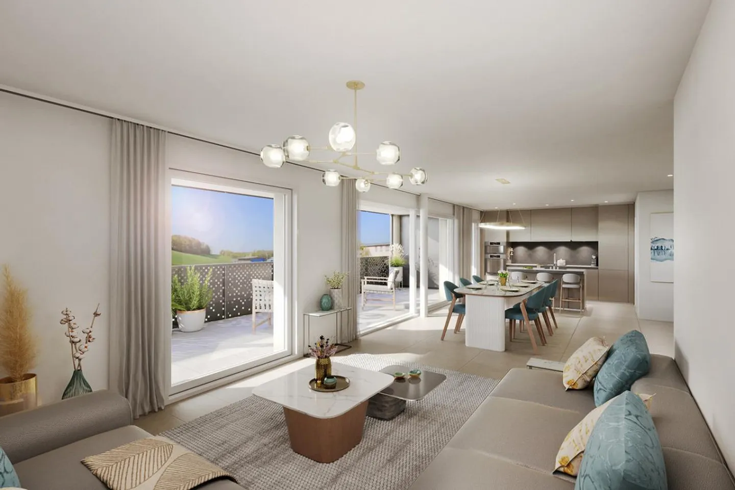 Virtual Tour Champ Olivier Living 4.5-Room Apartments for Sale - Photo 2 of 14