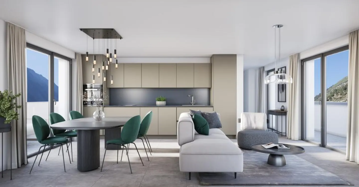 Appartamenti nuovi moderni in una posizione unica a Leuk-Susten - Foto 5 di 10
