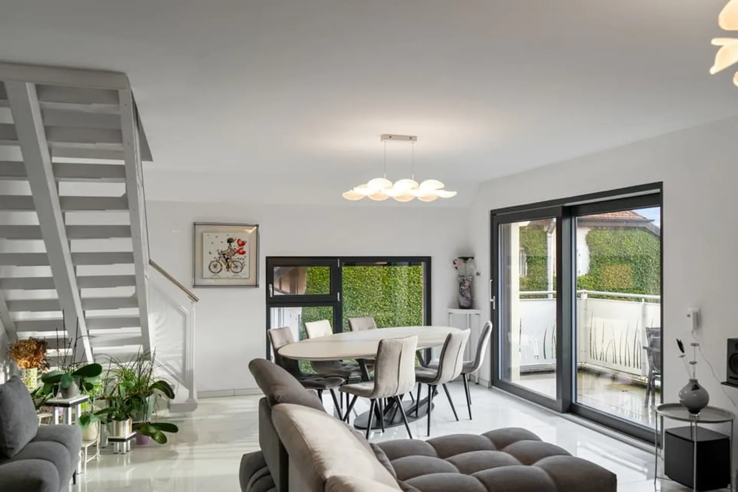 Magnifico duplex senza affacciarsi di 4,5 stanze con vista sul Lago di Ginevra - Foto 2 di 13