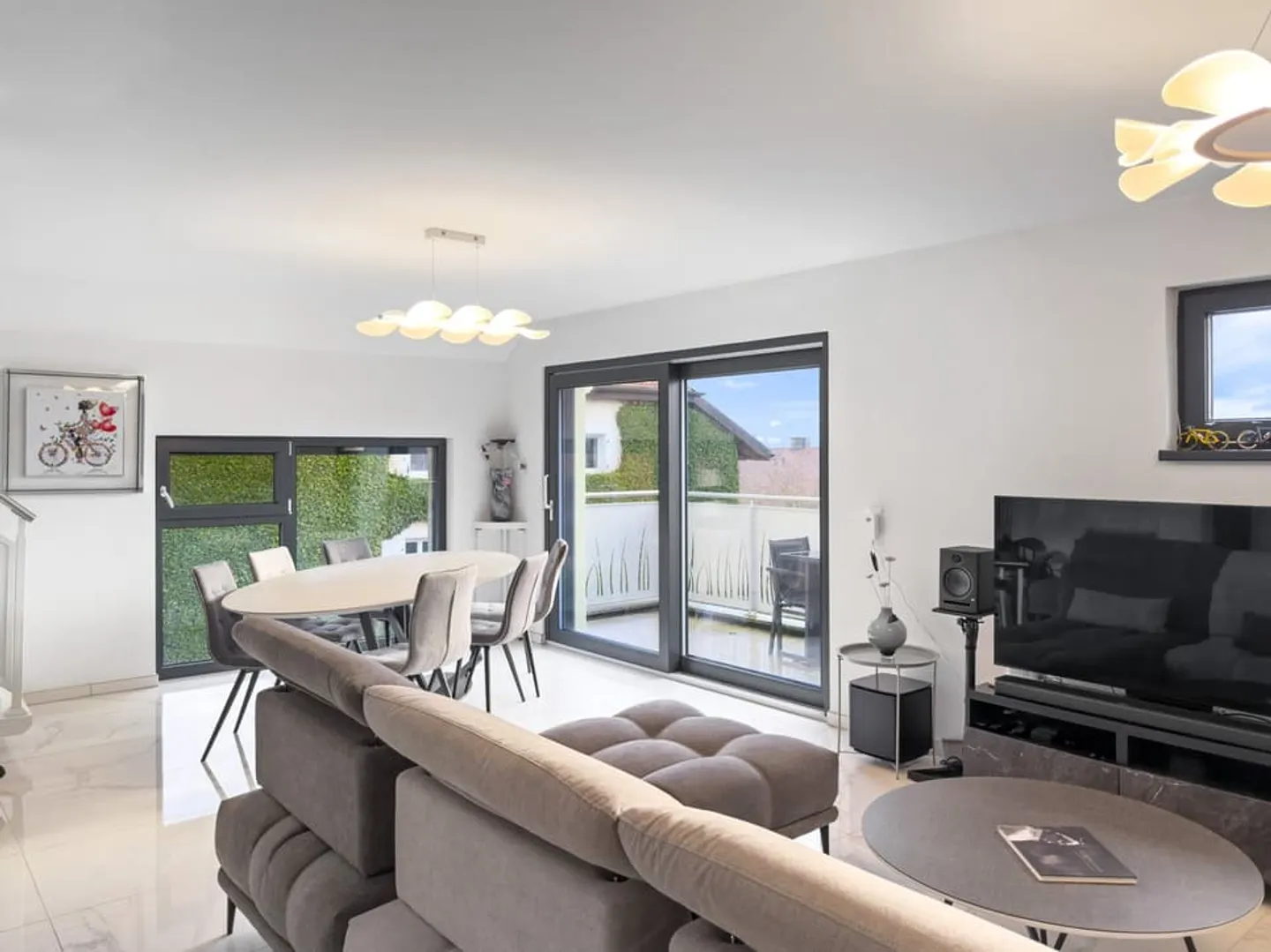 Magnifico duplex senza affacciarsi di 4,5 stanze con vista sul Lago di Ginevra - Foto 3 di 13