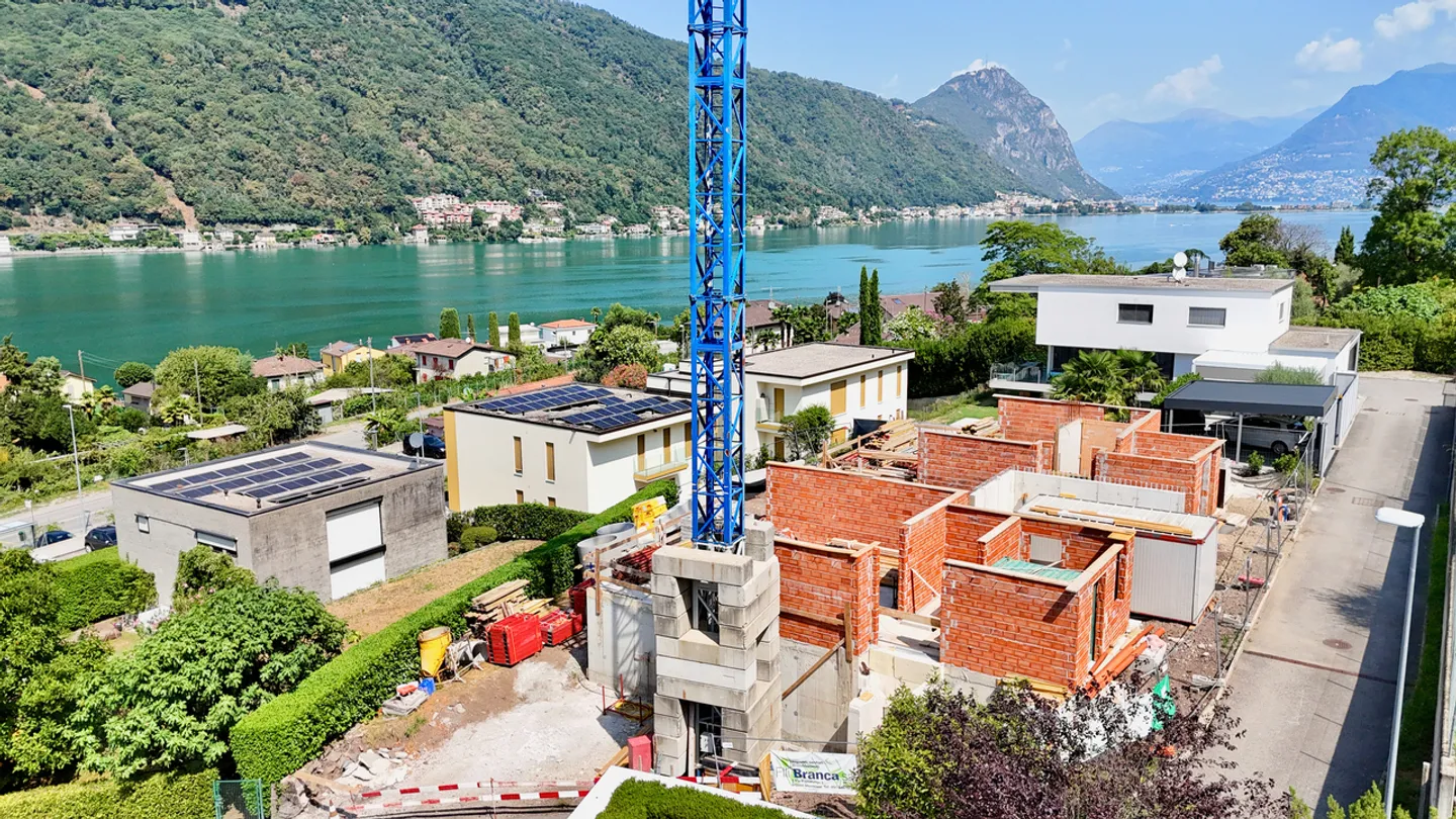 Zeitgenössische Villa im Bau mit Seeblick - Foto 5 von 6
