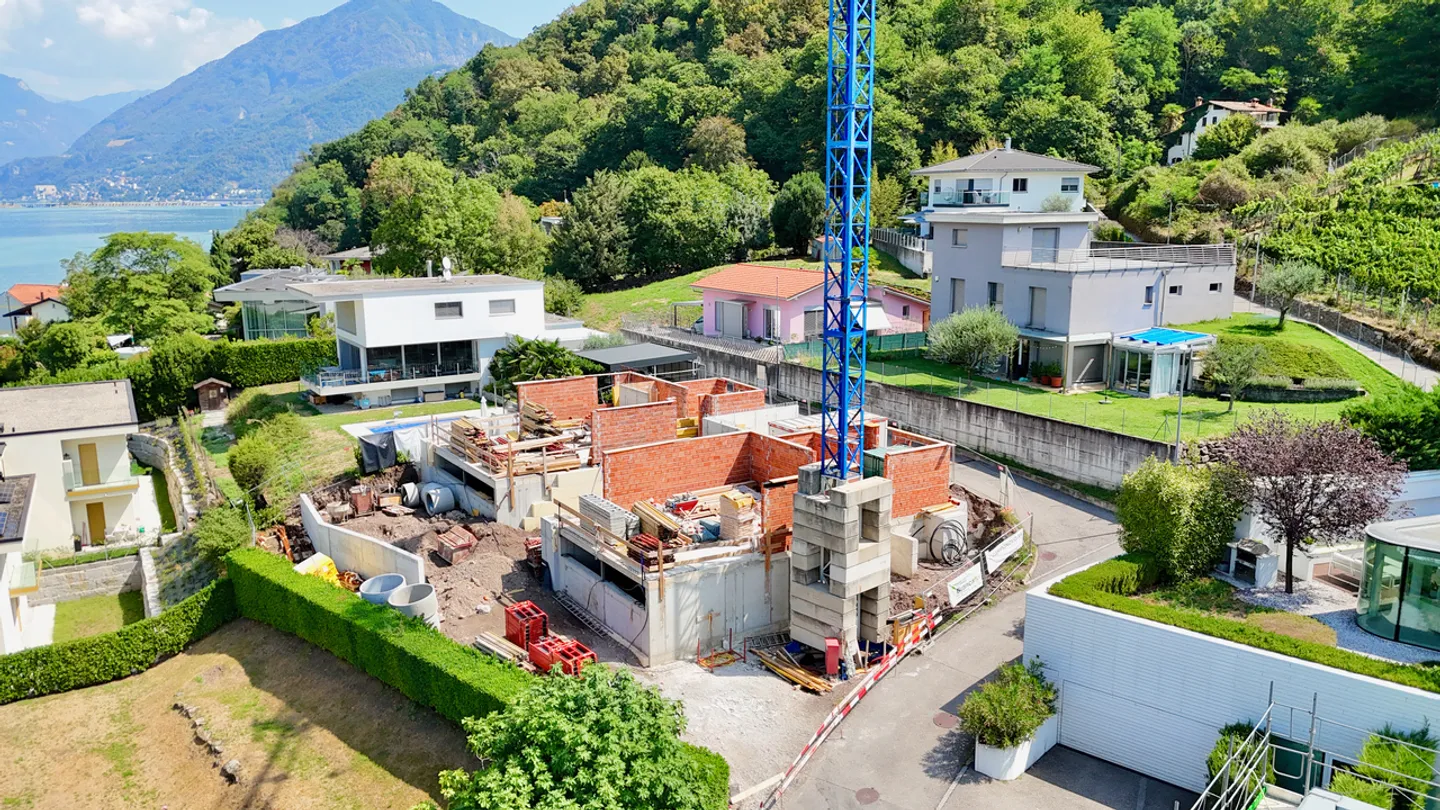 Zeitgenössische Villa im Bau mit Seeblick - Foto 6 von 6