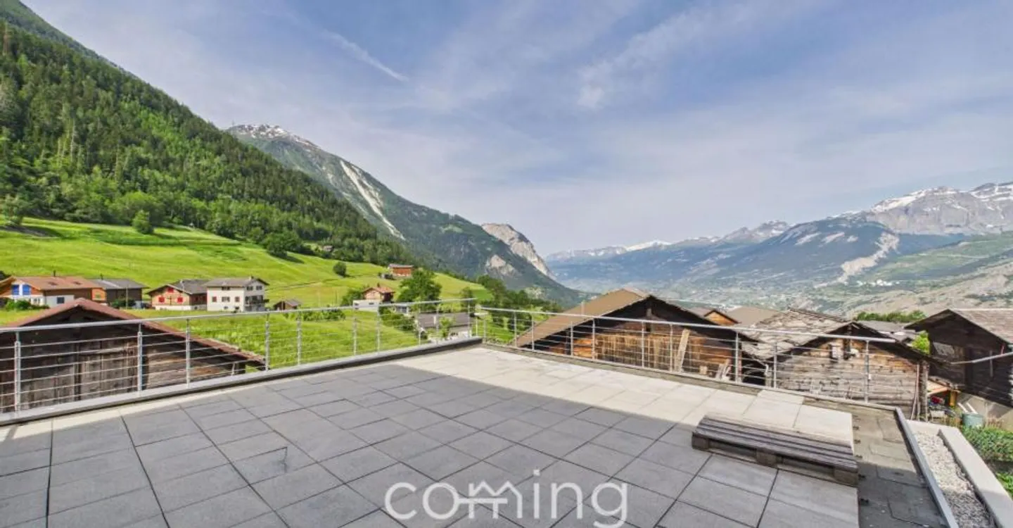 Two-family house with panoramic view, terraces, stable and double garage - Unterems - Photo 8 of 12