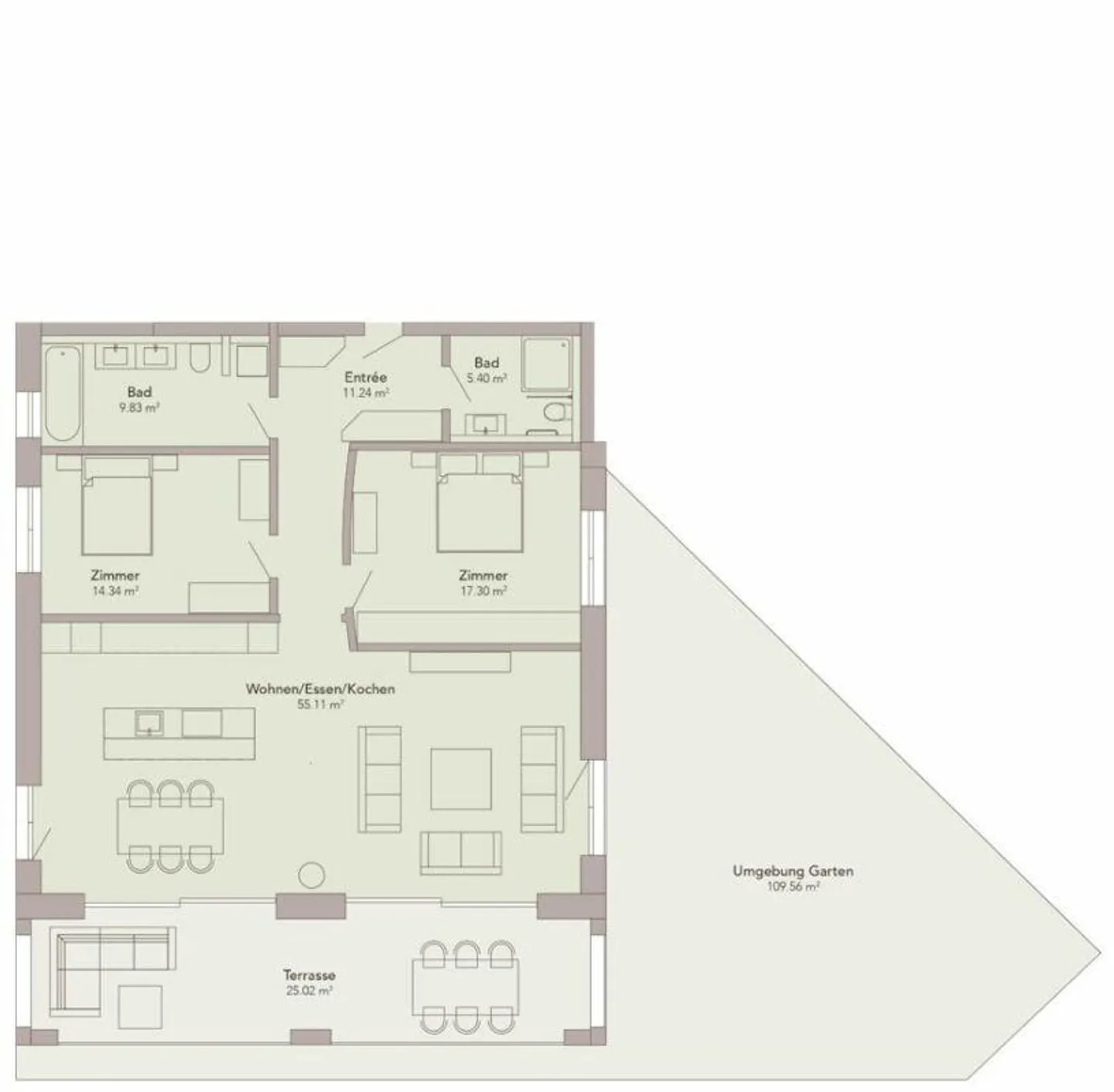 3.5-Room Apartment Ground Floor First Residence - Photo 7 of 7