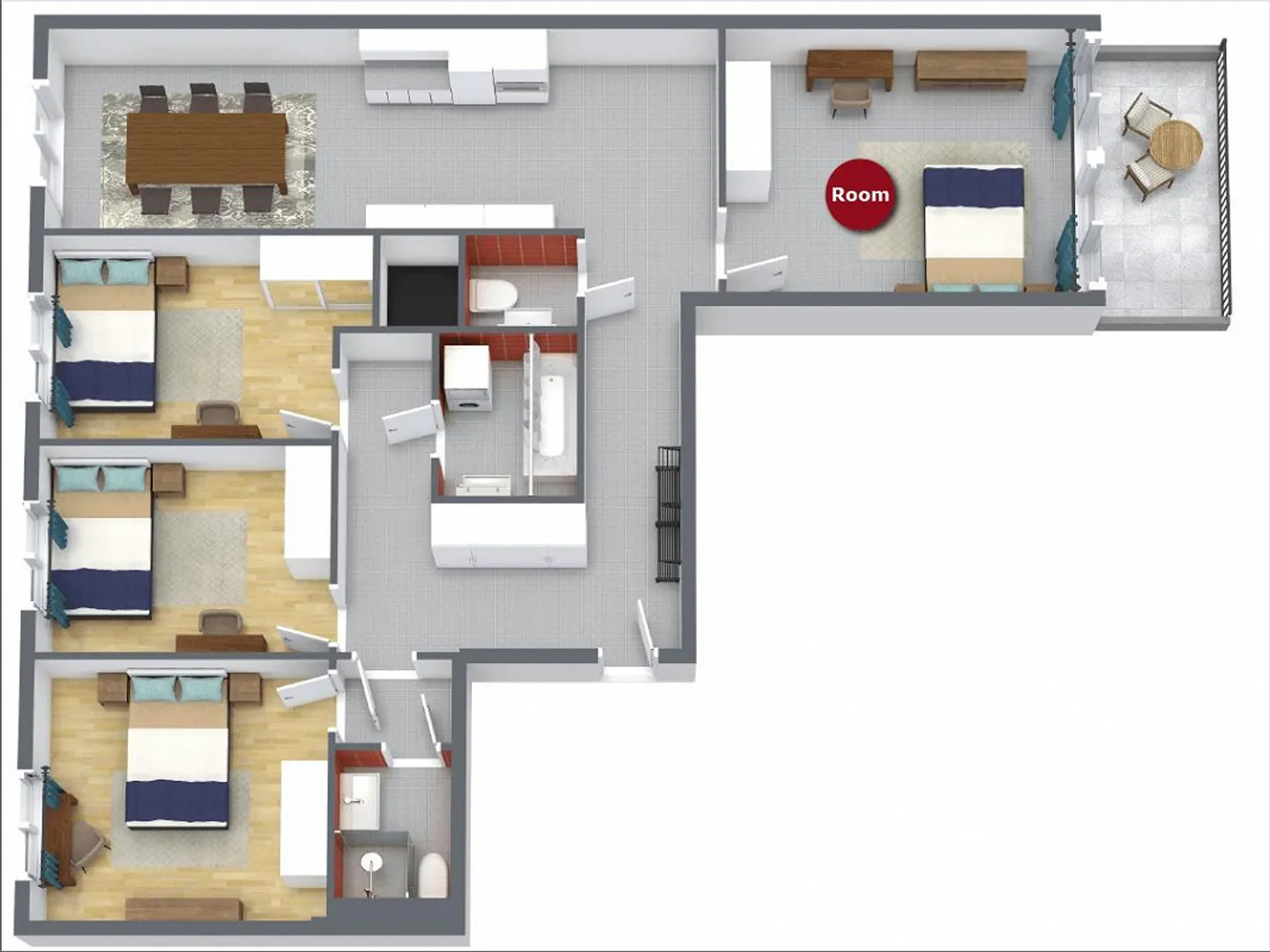 Ampio appartamento in coliving a Crissier con balcone privato - Foto 26 di 26