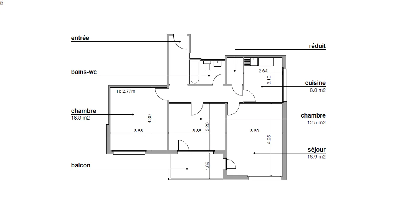 Appartement à louer - Photo 2 sur 9