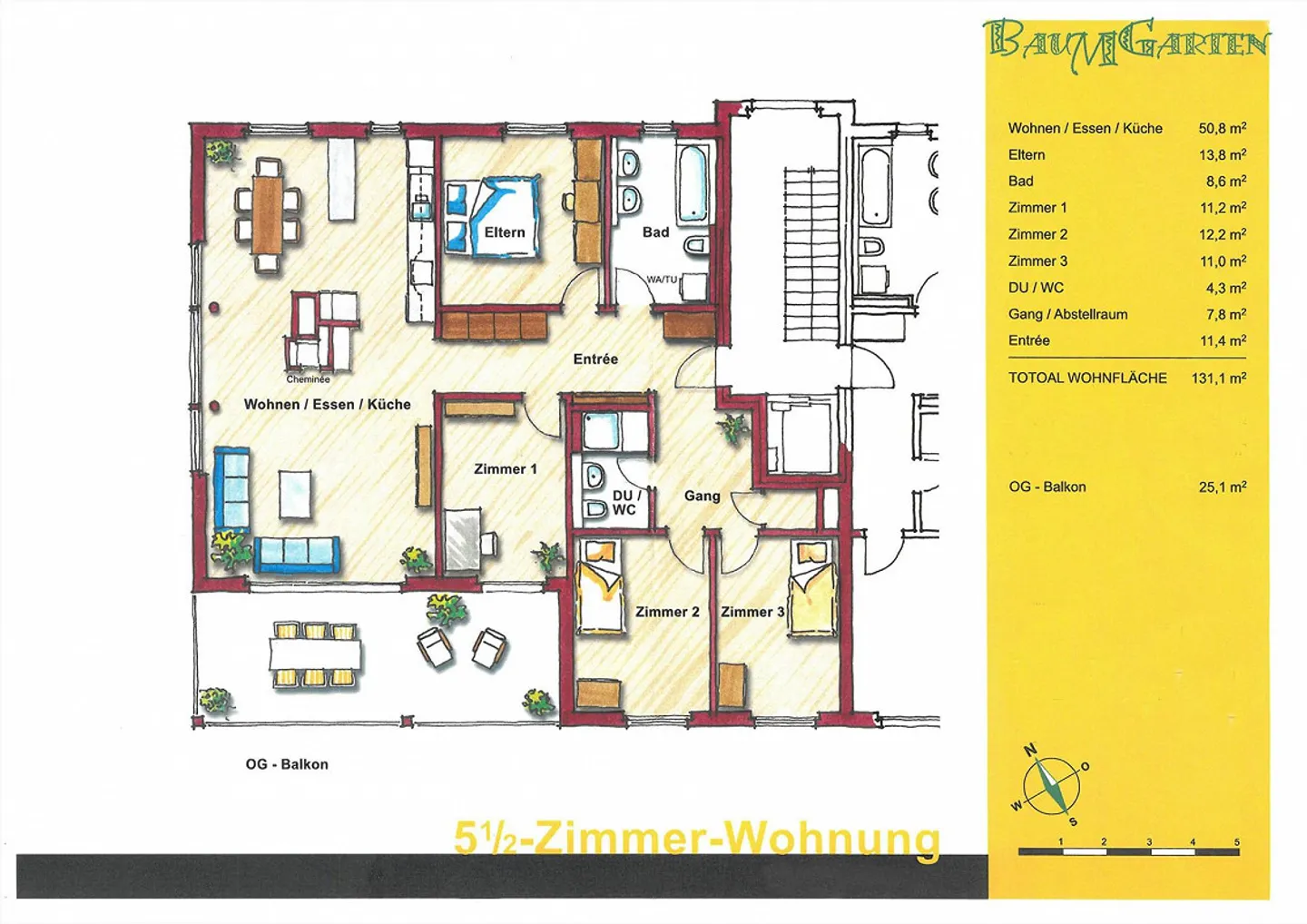 Spacious bright apartment including underground parking space - Photo 14 of 14