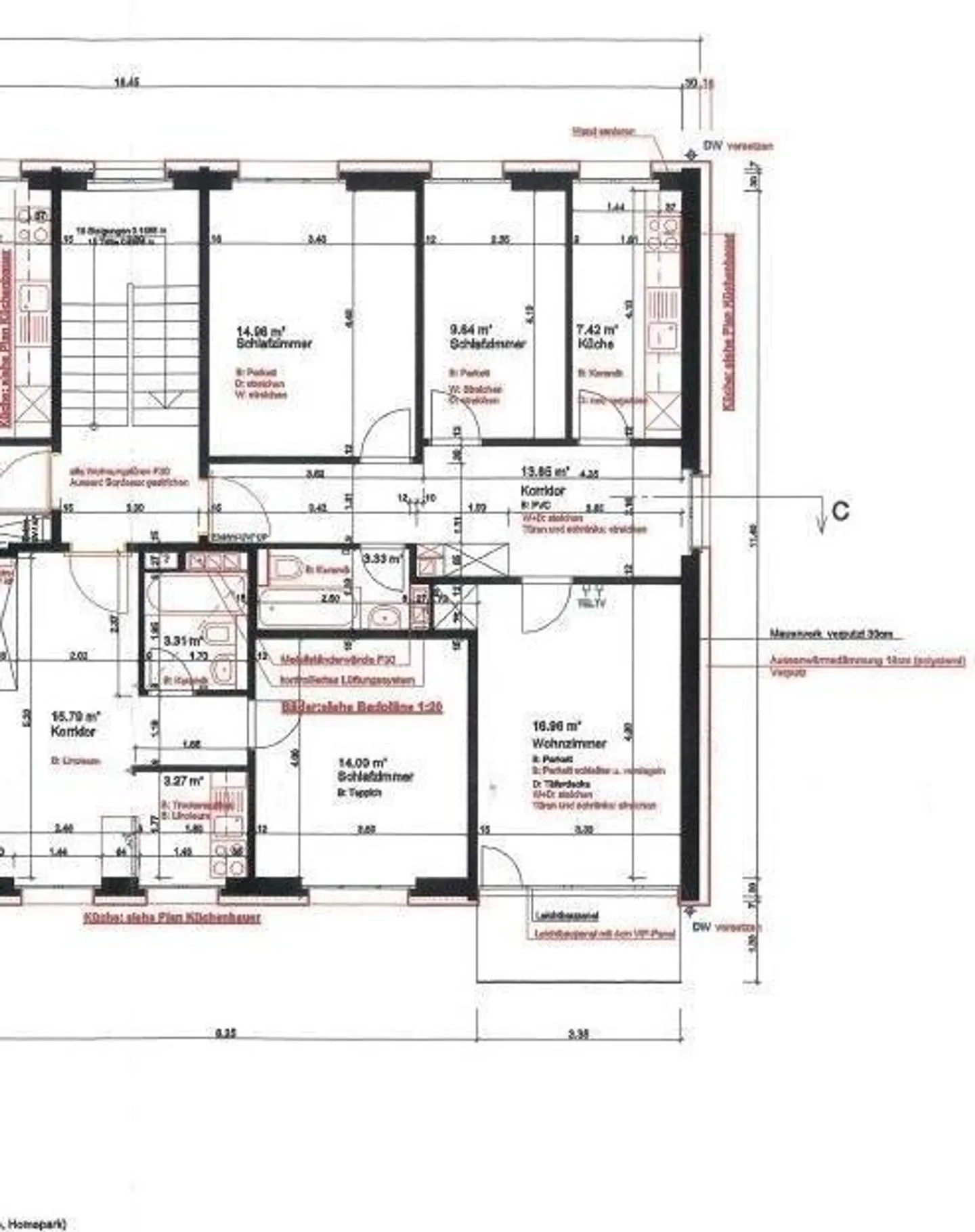 Geräumige Wohnung an ruhiger Lage - Foto 10 von 10