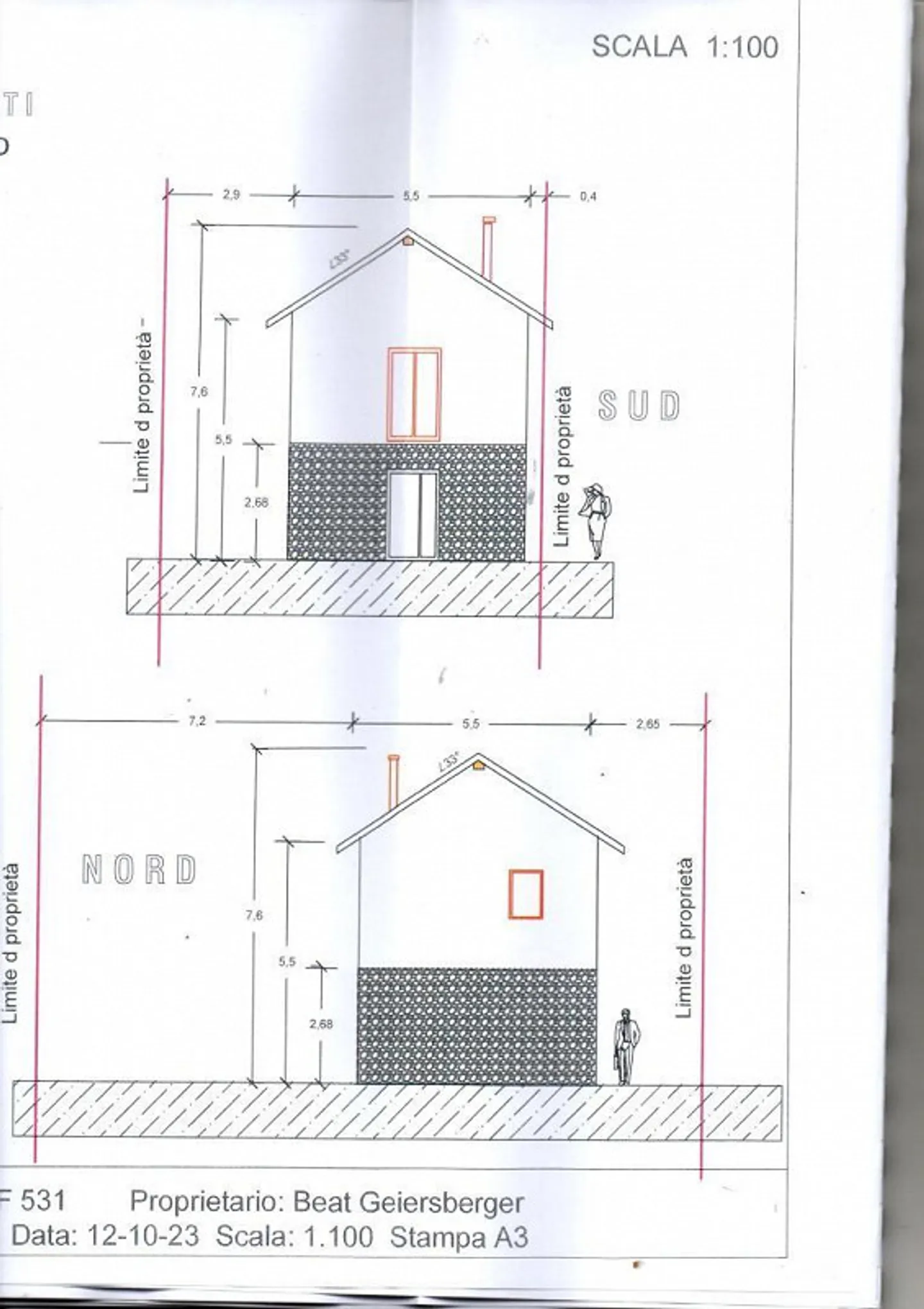 «Dorfrustico zum Ausbauen mit kleinem  Garten mit zwei Bauprojekten / rustico di nucleo da riattare con piccolo giardino con due progetti» - Foto 25 di 34