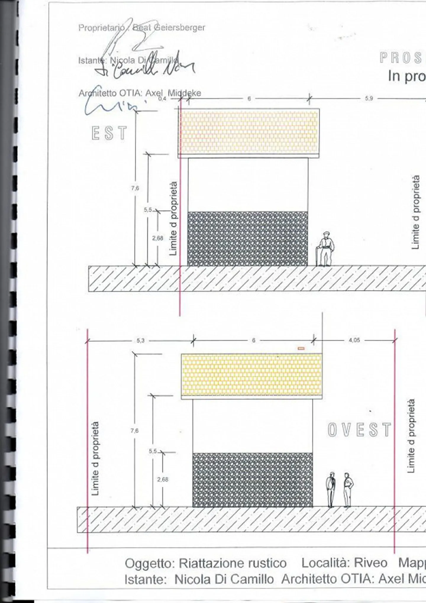 «Dorfrustico zum Ausbauen mit kleinem  Garten mit zwei Bauprojekten / rustico di nucleo da riattare con piccolo giardino con due progetti» - Foto 26 di 34