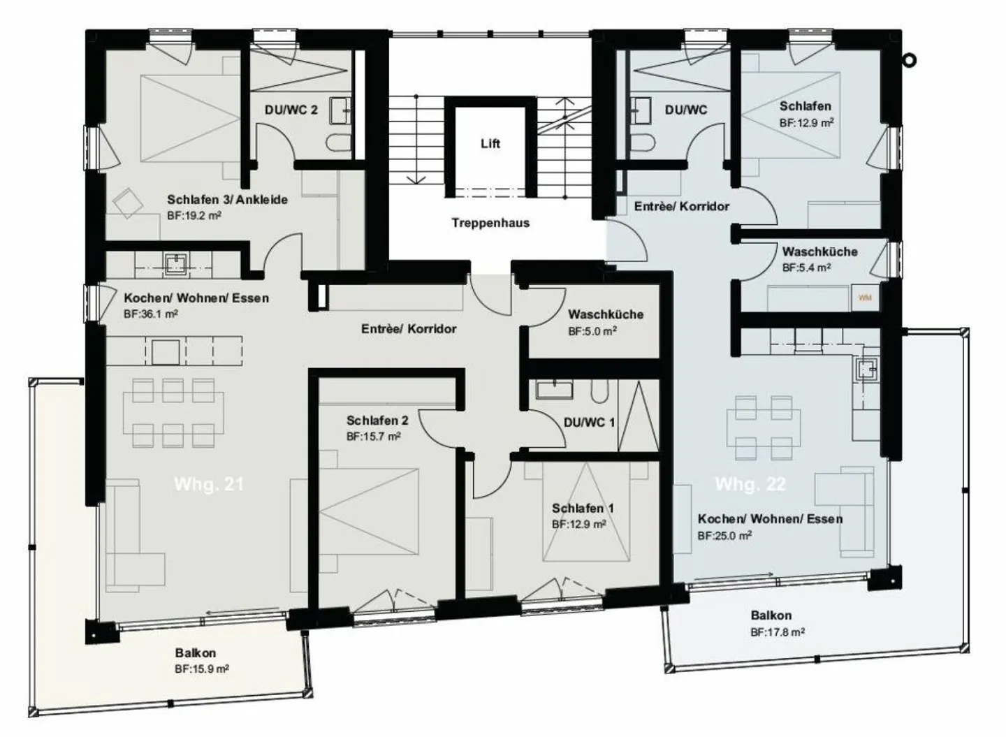 Modernes 4.5-Zimmer-Apartment - Foto 7 von 9