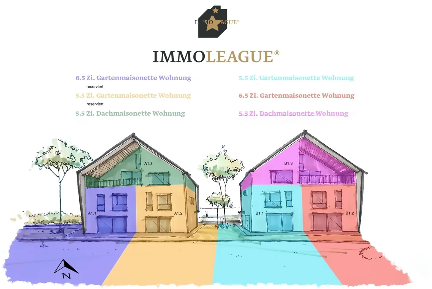 Appartamento giardino maisonette moderno vicino al Reno - Foto 4 di 7