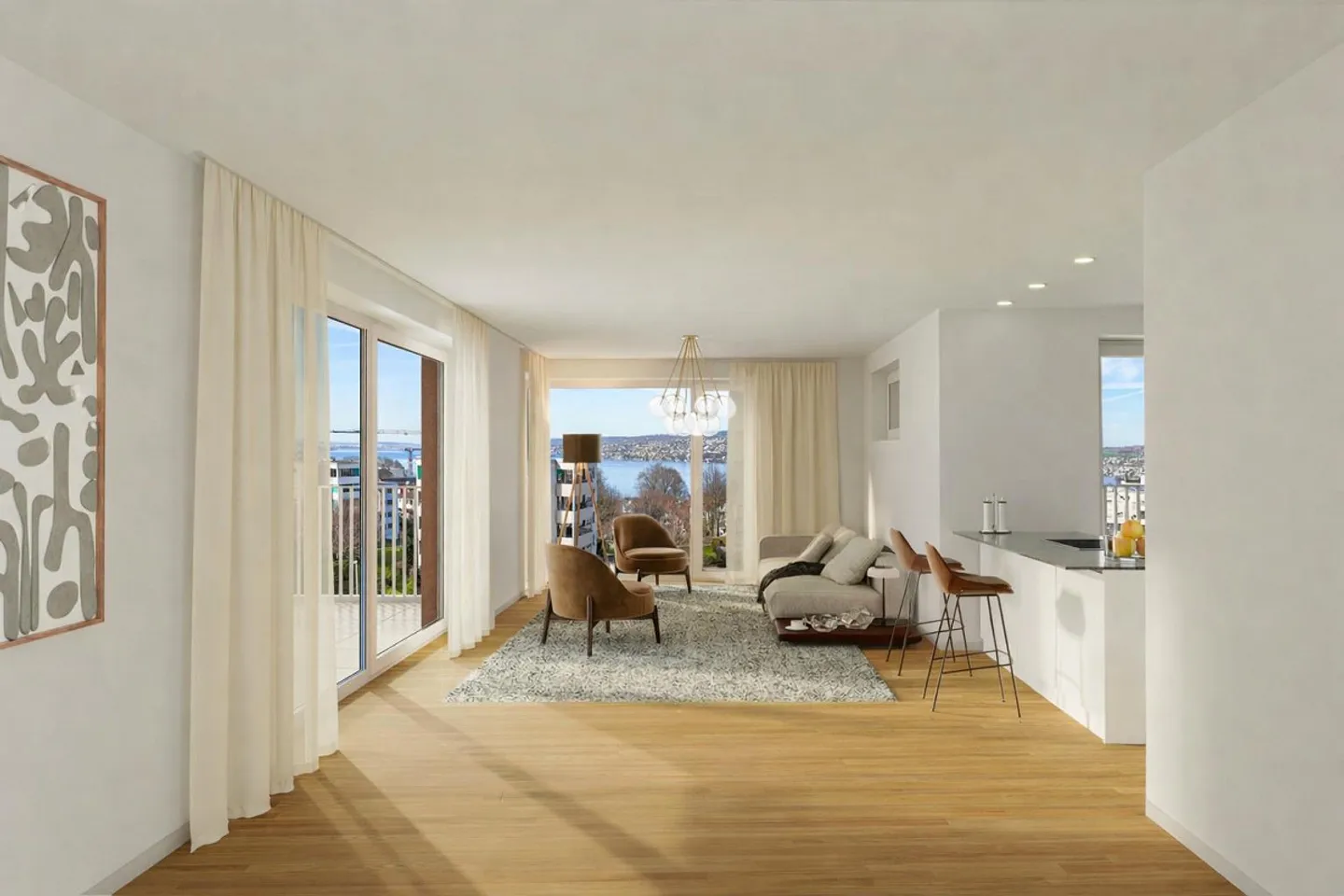 Nuova costruzione: Duplex attico moderno di 6,5 stanze con vista lago stupenda - Foto 1 di 4
