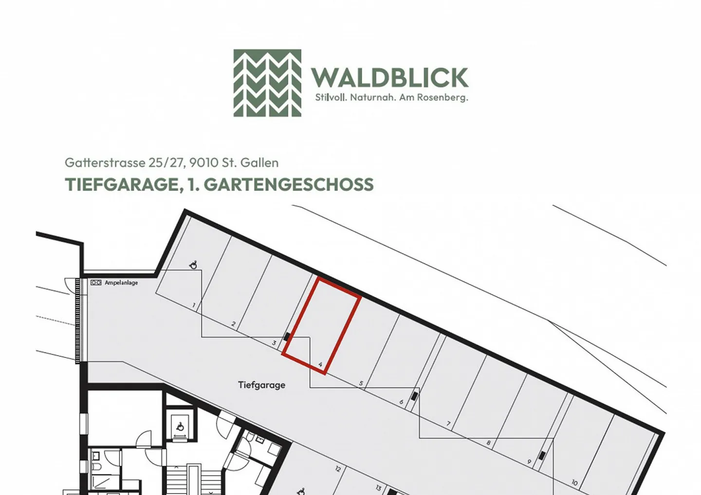 Underground parking space near the university - Photo 5 of 5