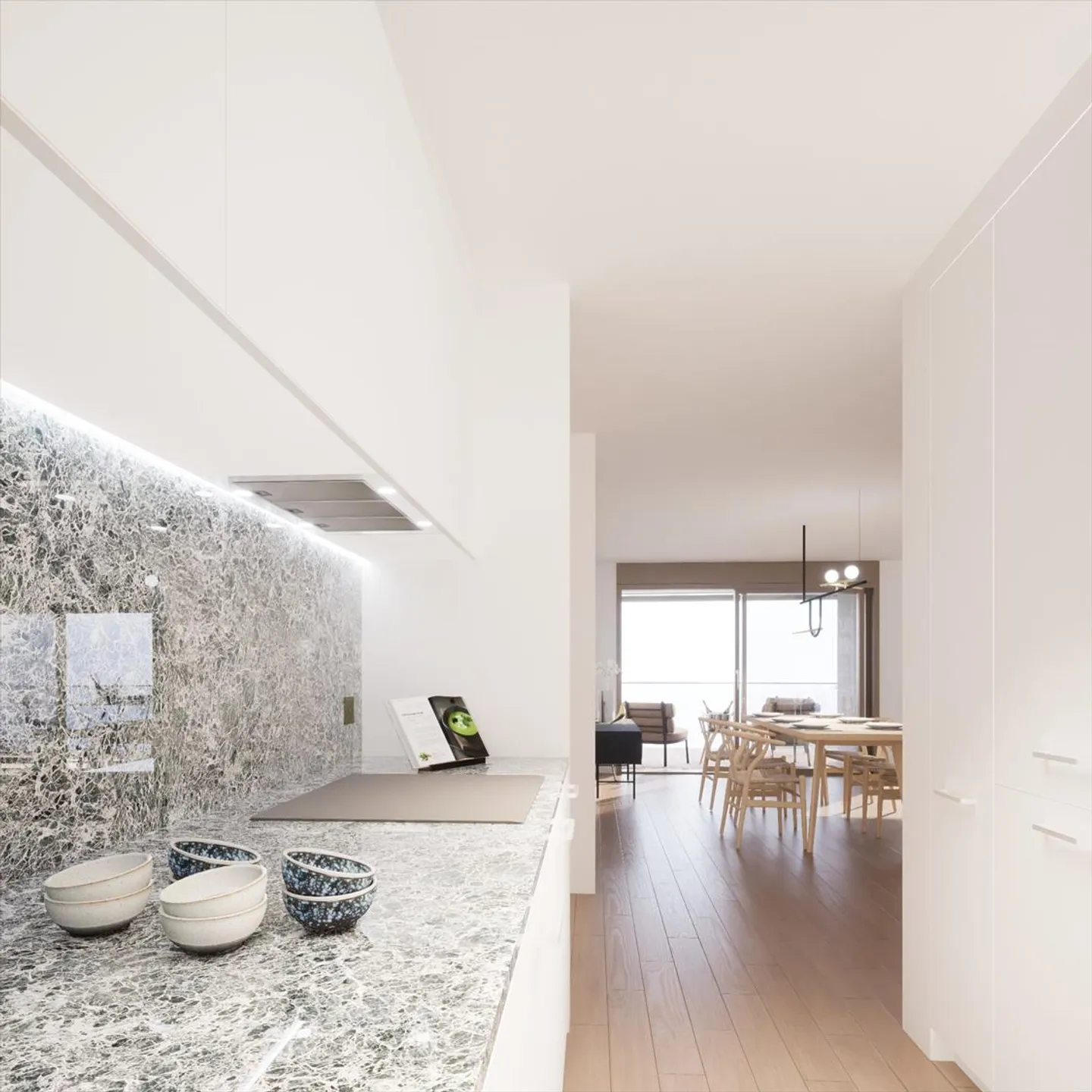 Außergewöhnlicher Blick, zeitgenössische Wohnung - Foto 4 von 4