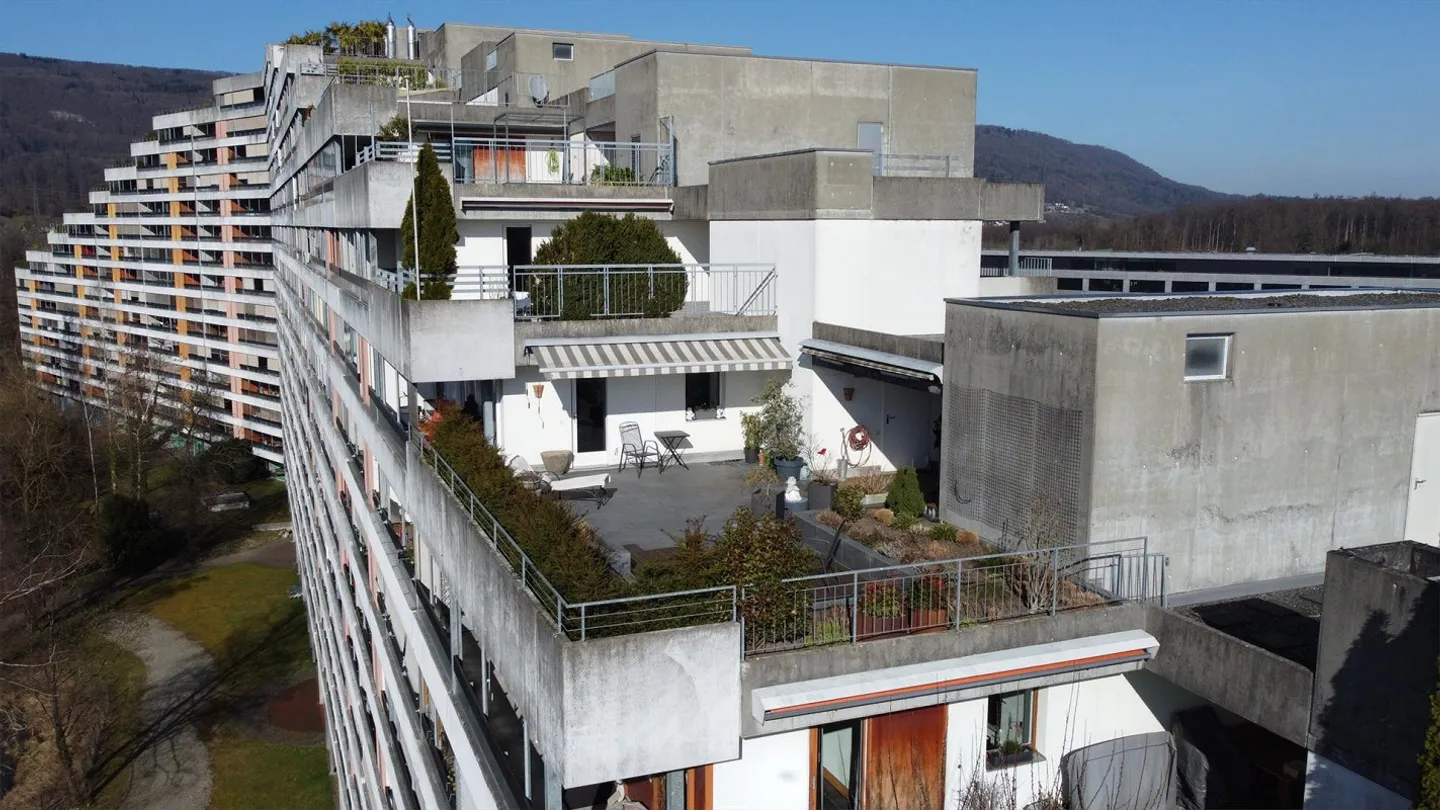 Penthouse avec grande terrasse sur le toit – 4.5 pièces au-dessus des toits d'Aarau - Photo 14 sur 15