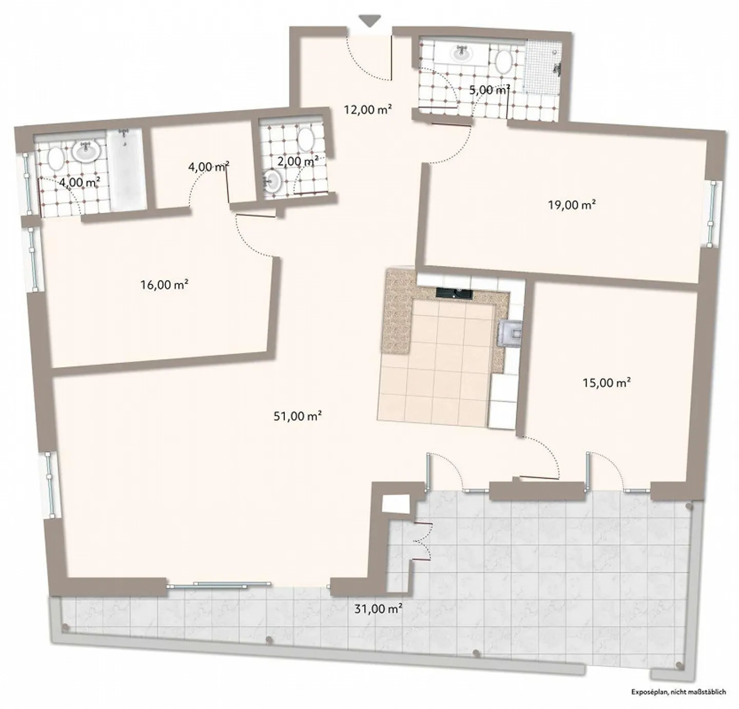 Exclusive 4.5 room apartment with a very large garden (235m2) - Photo 10 of 10