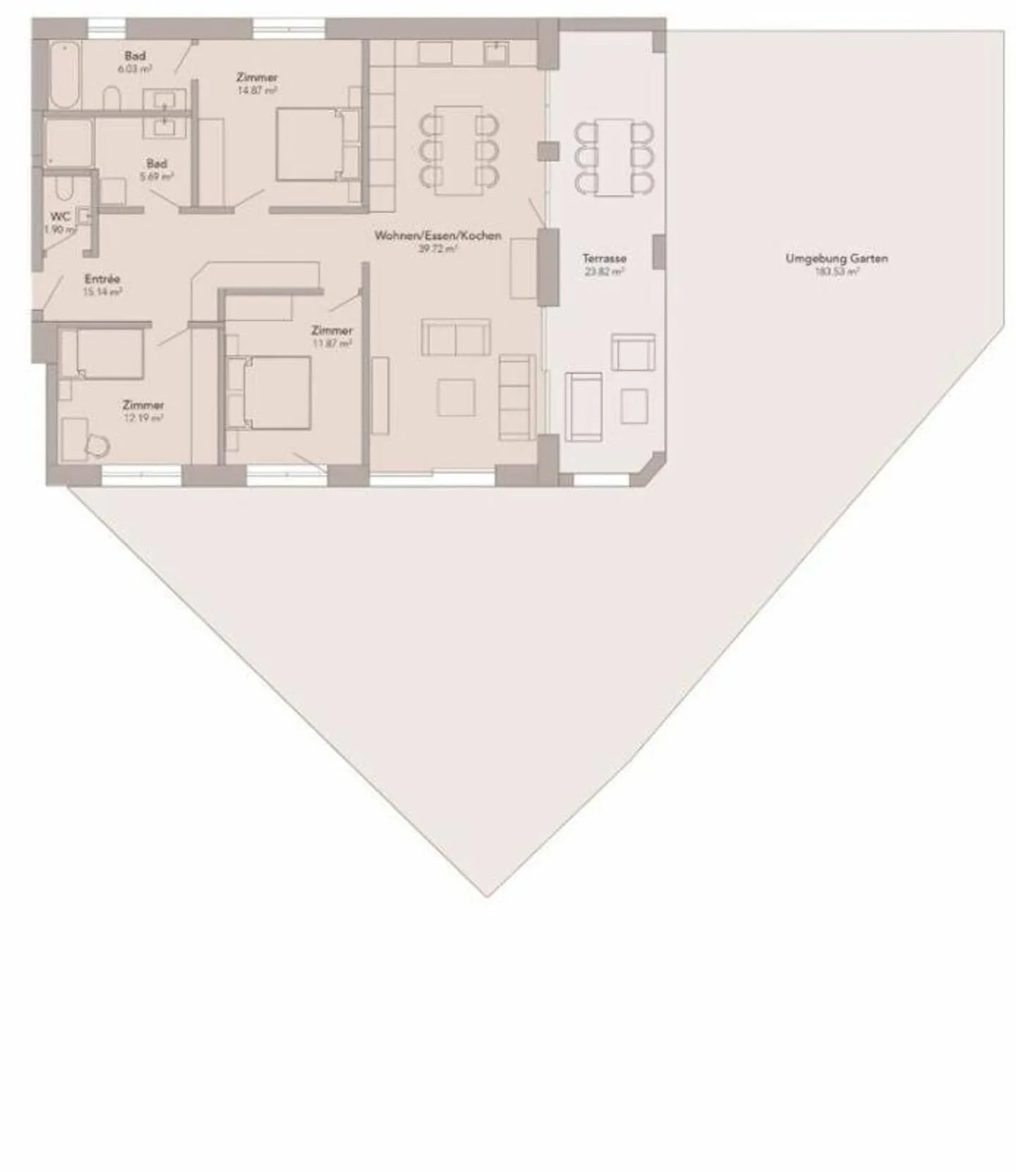 4.5-Room Apartment Ground Floor First Residence - Photo 7 of 7