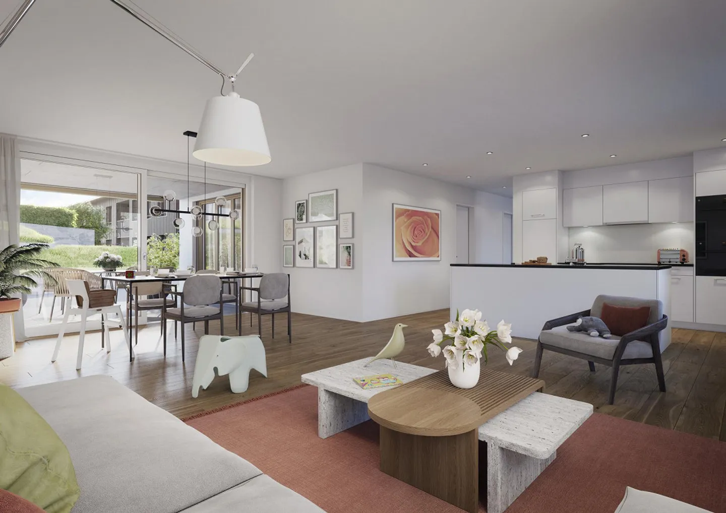 New construction project "Lindenberg" - central living - Photo 1 of 7