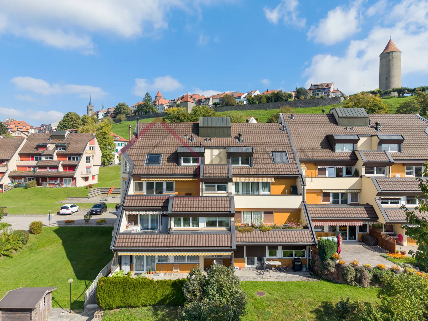 Renovierte Wohnung in Romont - Foto 1 von 15