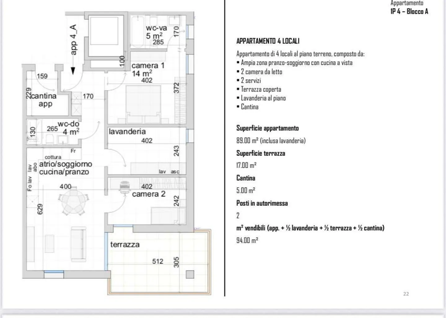 Bell'appartamento con grande terrazza - Foto 3 di 3