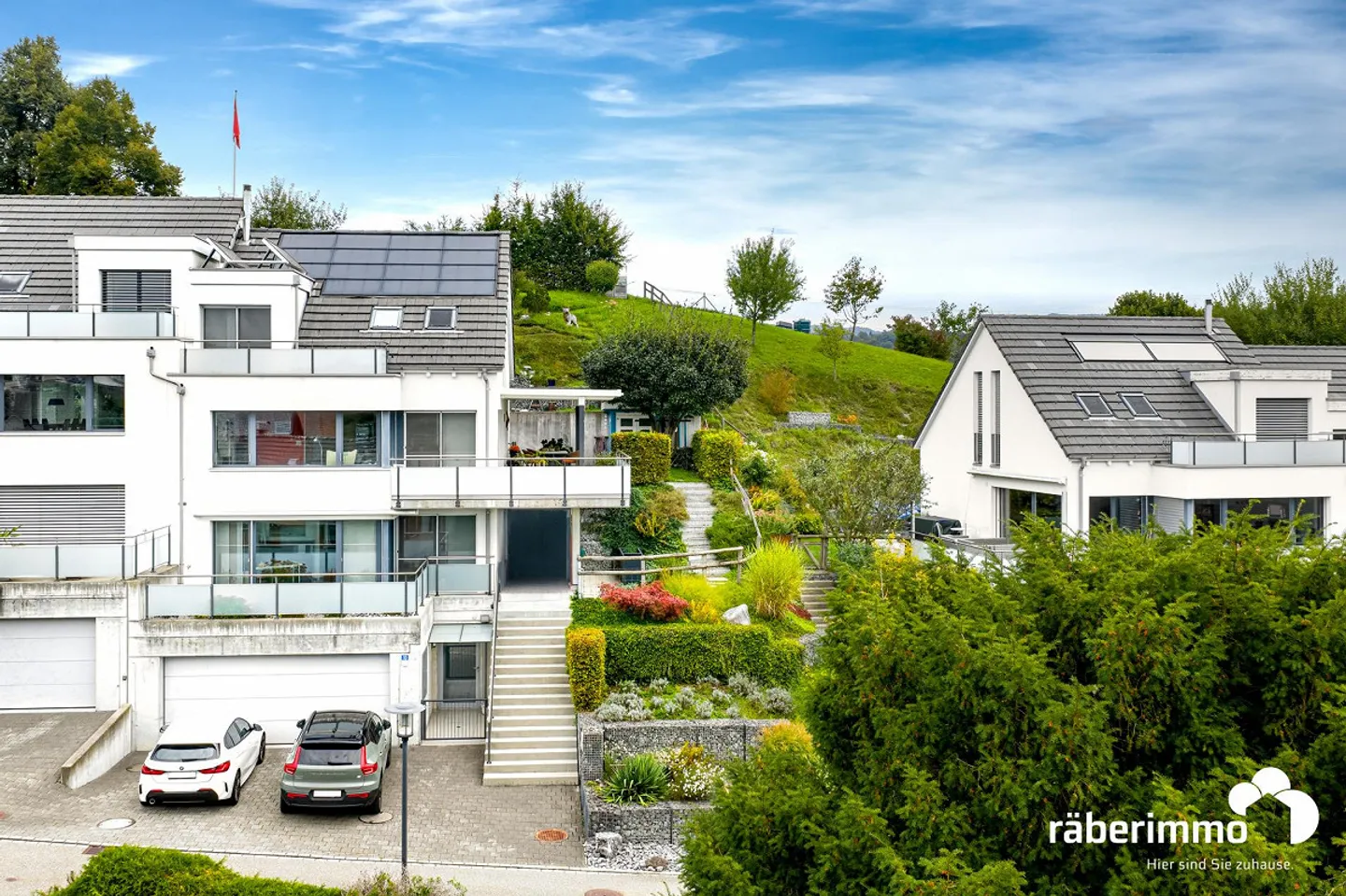Doppeleinfamilienhaus mit Garten in der Nähe von Cham und Zug - Foto 13 von 14