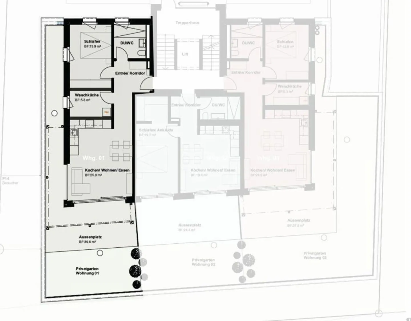 Modernes 2.5-Zimmer-Apartment - Foto 7 von 9