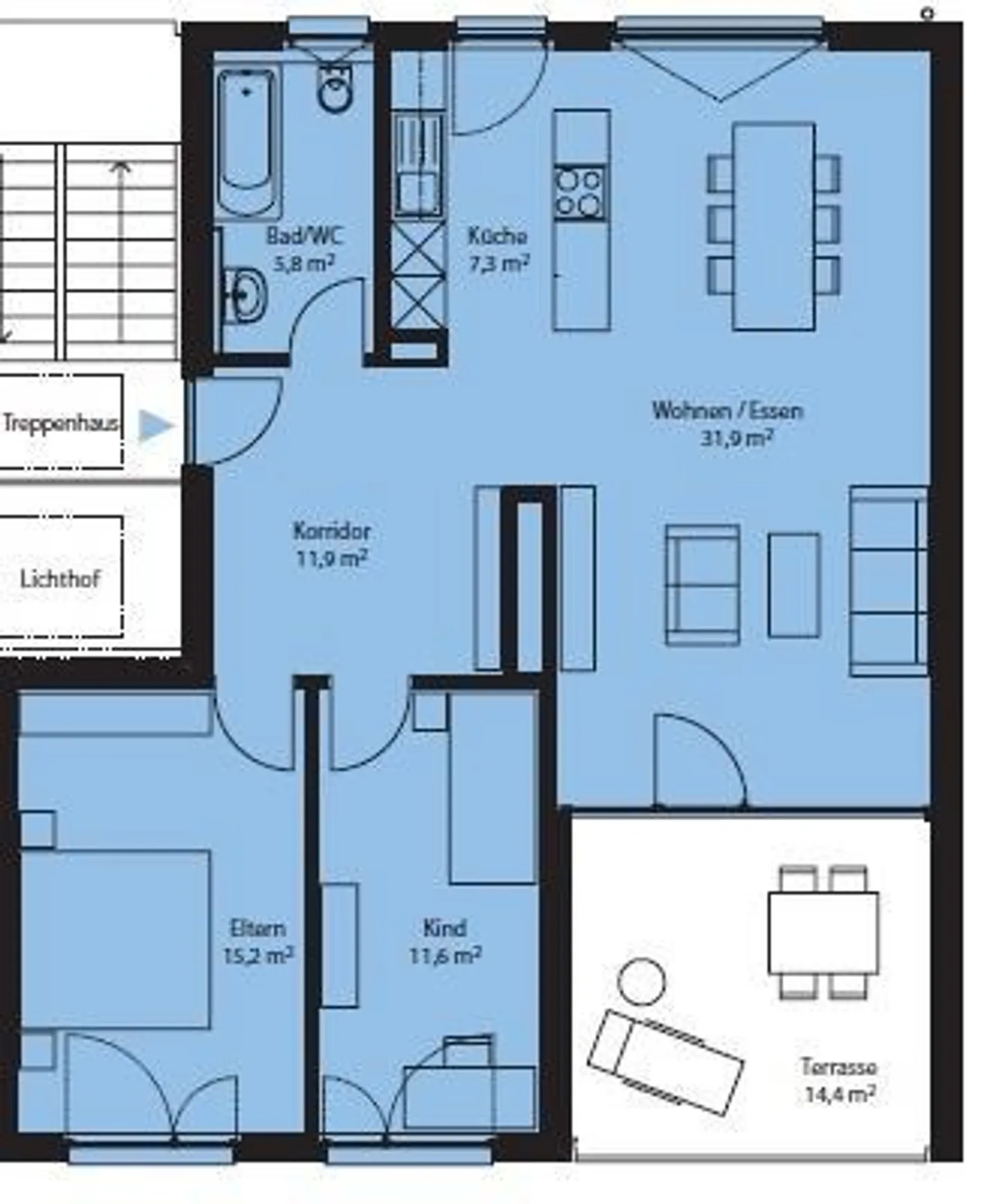 Appartement lumineux et moderne dans un emplacement de choix - Photo 10 sur 10