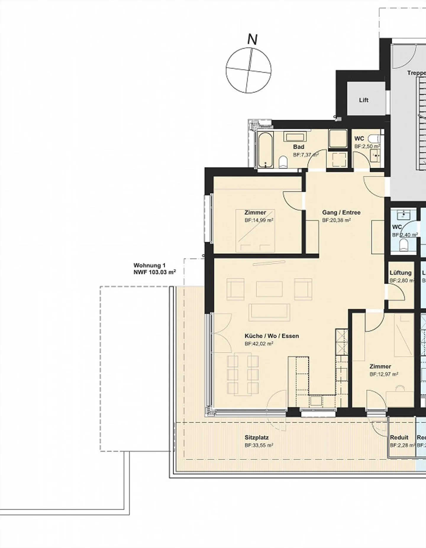 Appartamento esclusivo, molto grande in una casa a 3 famiglie con molta privacy - Foto 15 di 15